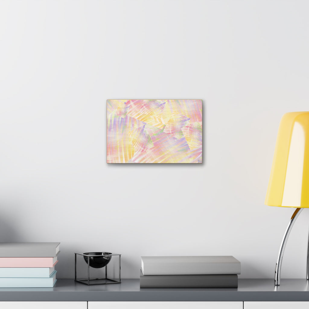 Pastel Abstract Canvas Art - Soft Prism Stretched Canvas 1.5"