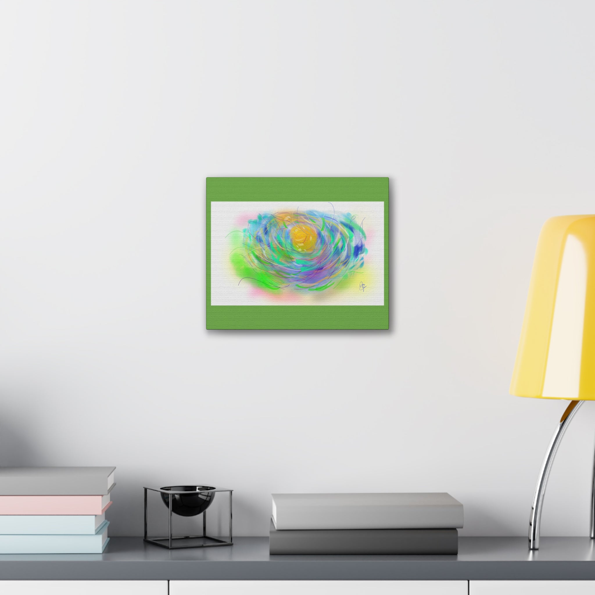 Abstract Floral Canvas