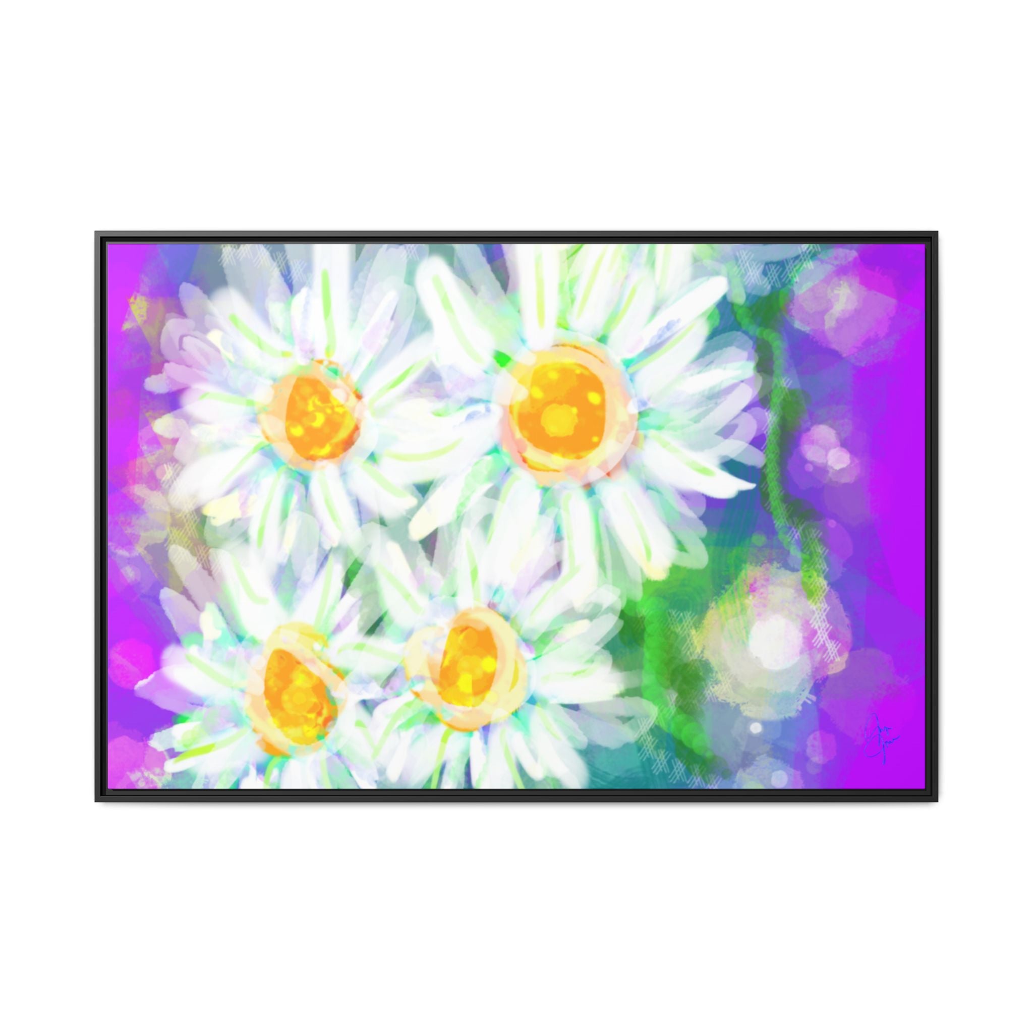 Matte Canvas, Framed (Multi-color)