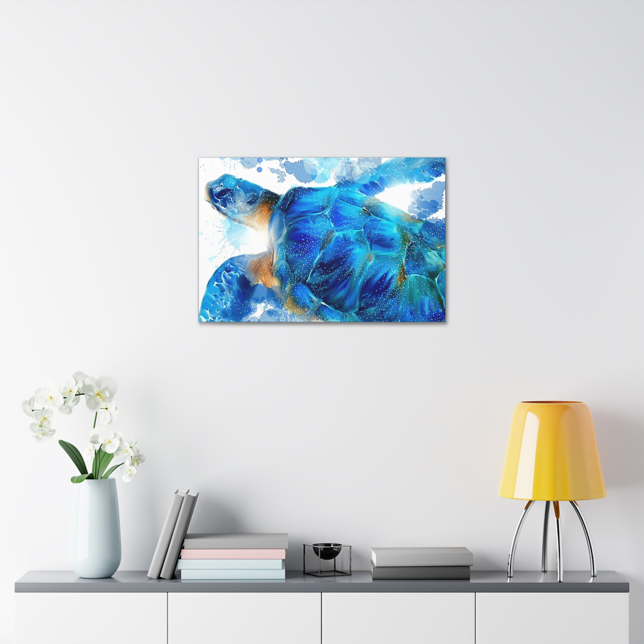 Sea Turtle Canvas Stretch — Stretched Canvas Wall Art (1.5")