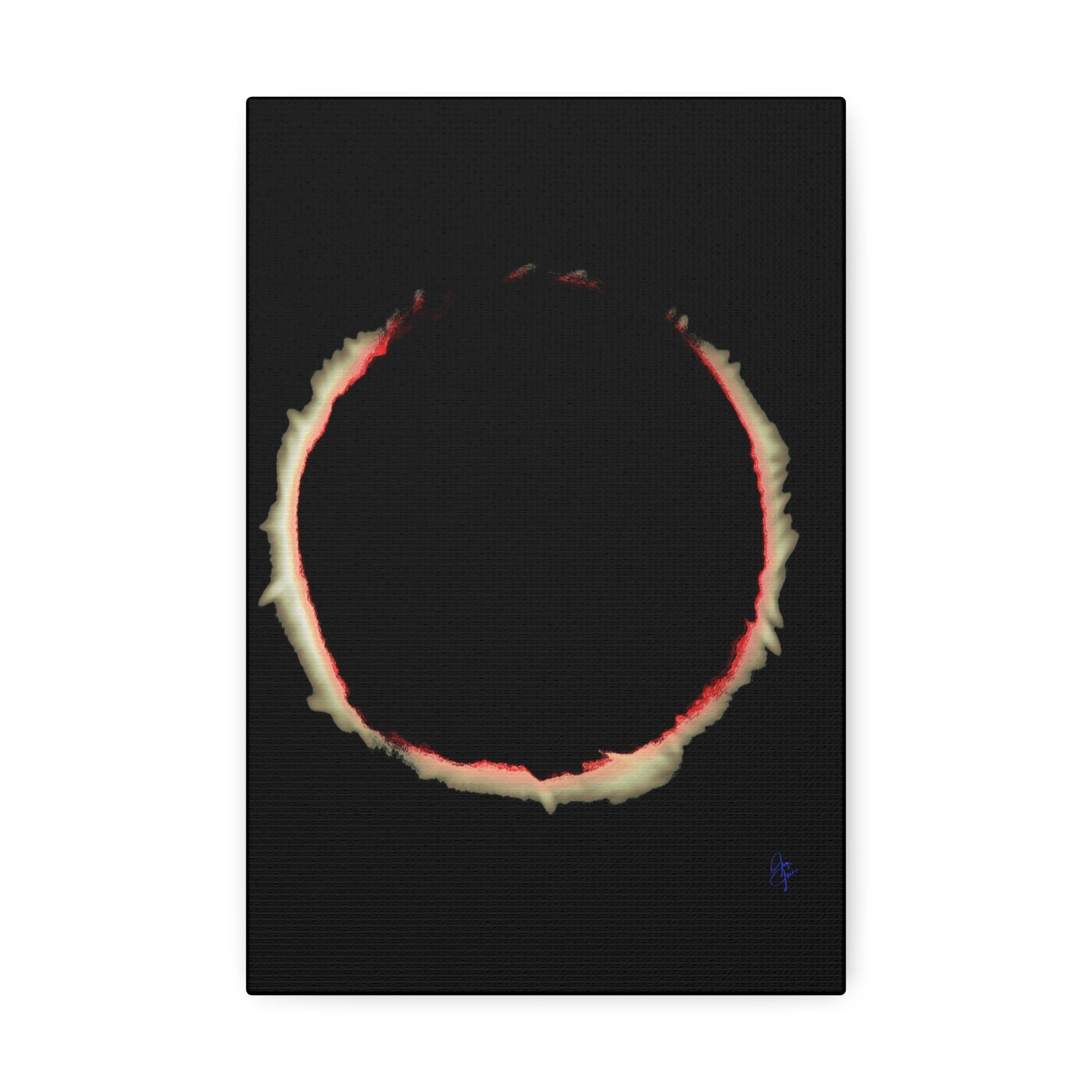 Solar Eclipse Canvas Stretched 1.5" — Wall Art Print