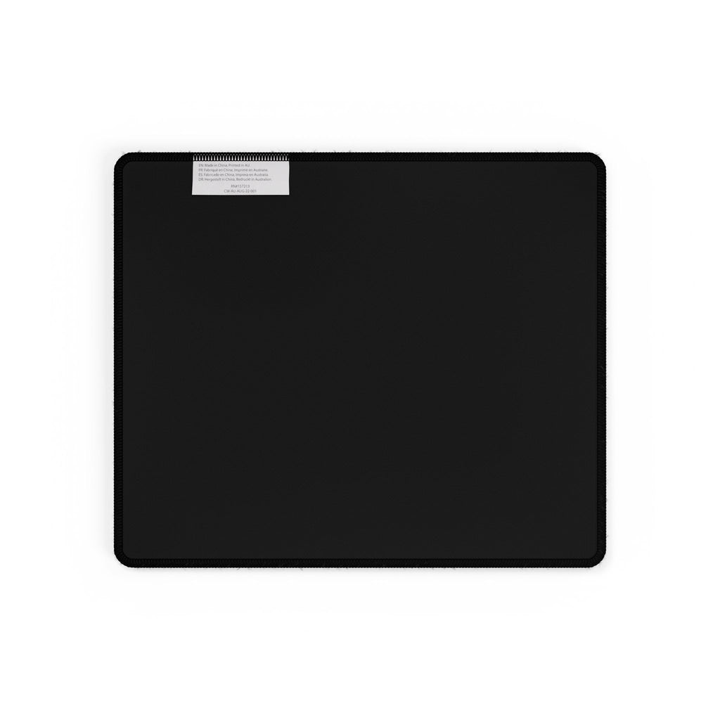Abstract Neon Swirl Desk Mat — Colorful Artistic Mouse Pad