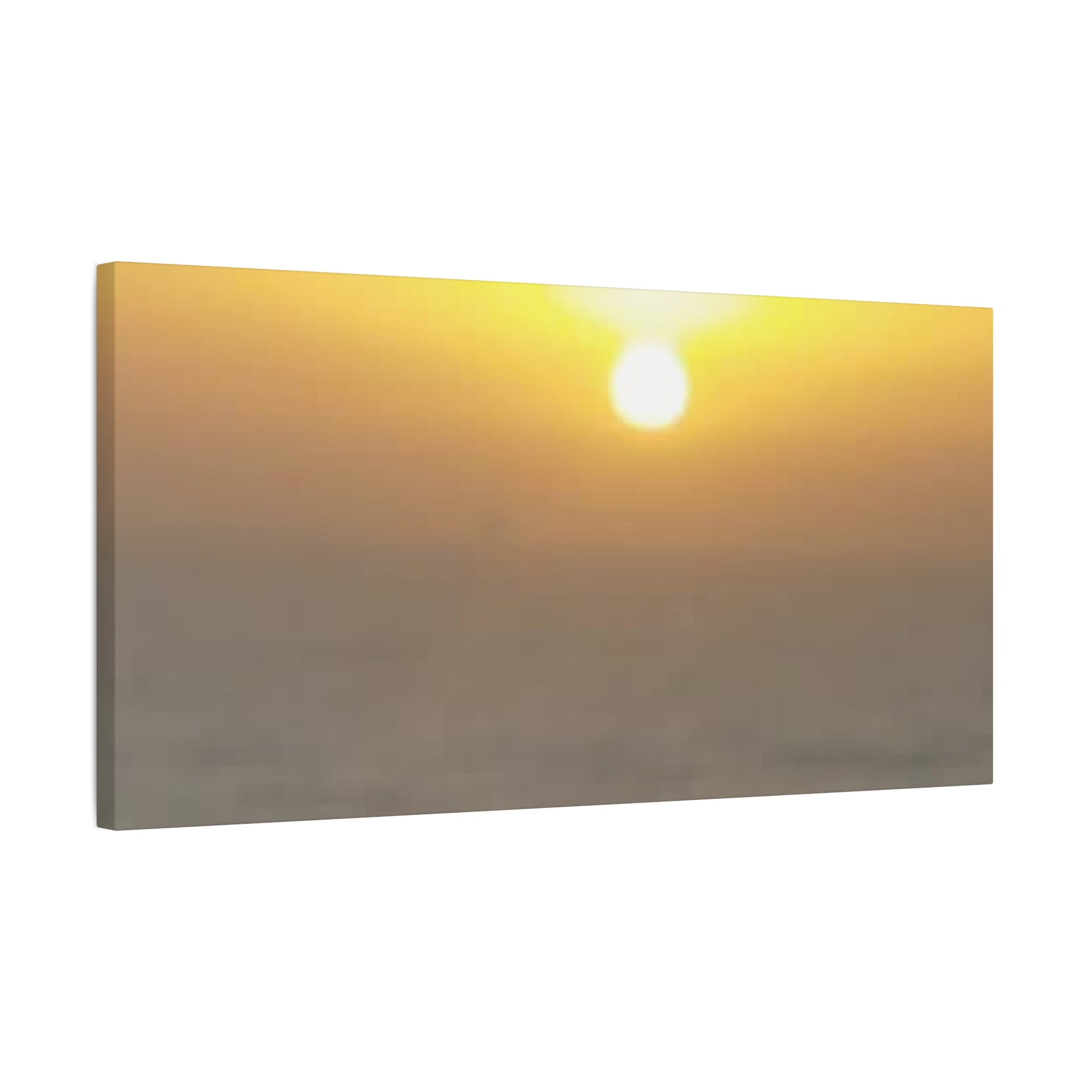 Sunset Seascape Matte Canvas Wall Art – Stretched 1.25" Coastal Sunset Print
