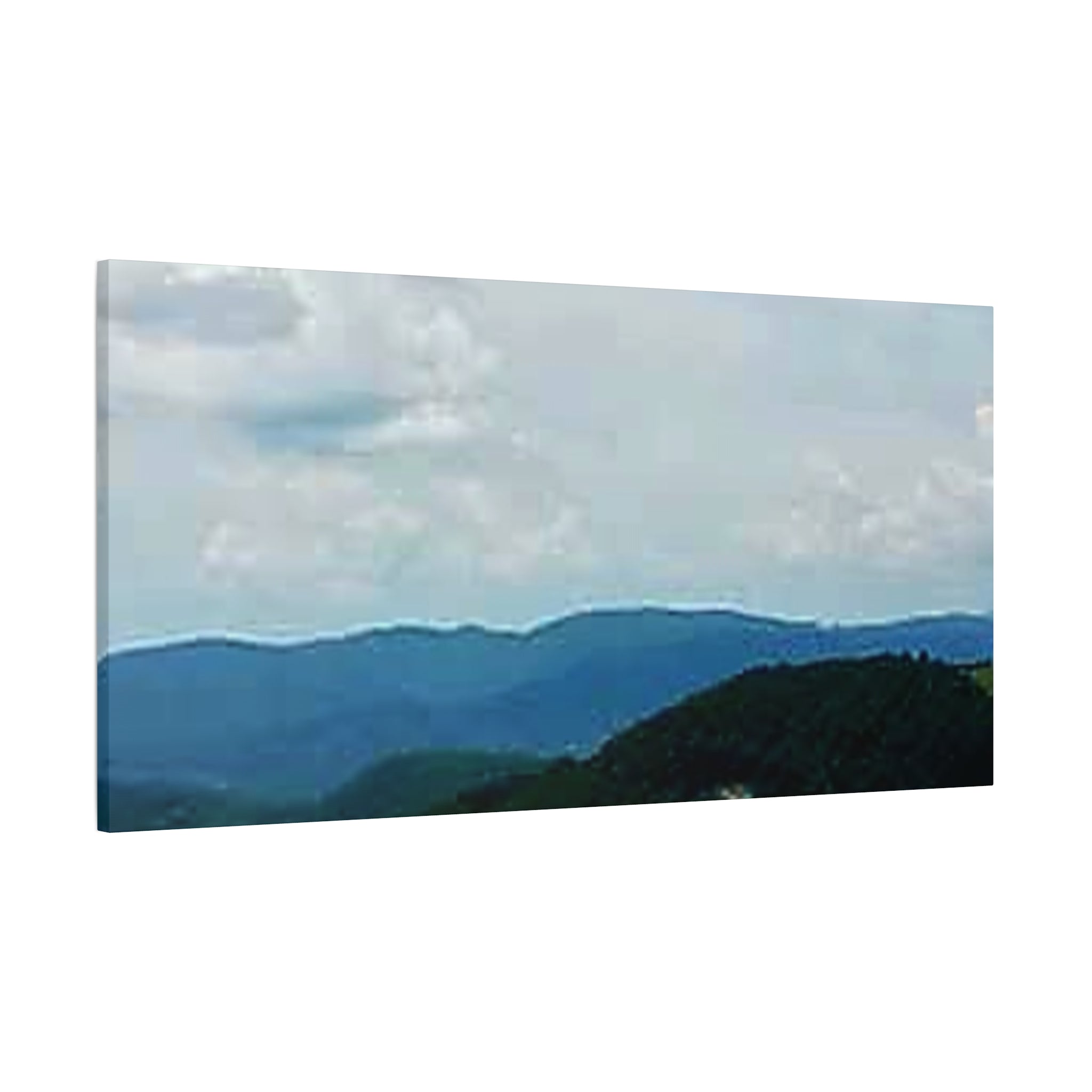 Blue Ridge Mountains Canvas Print — Matte Stretched Wall Art