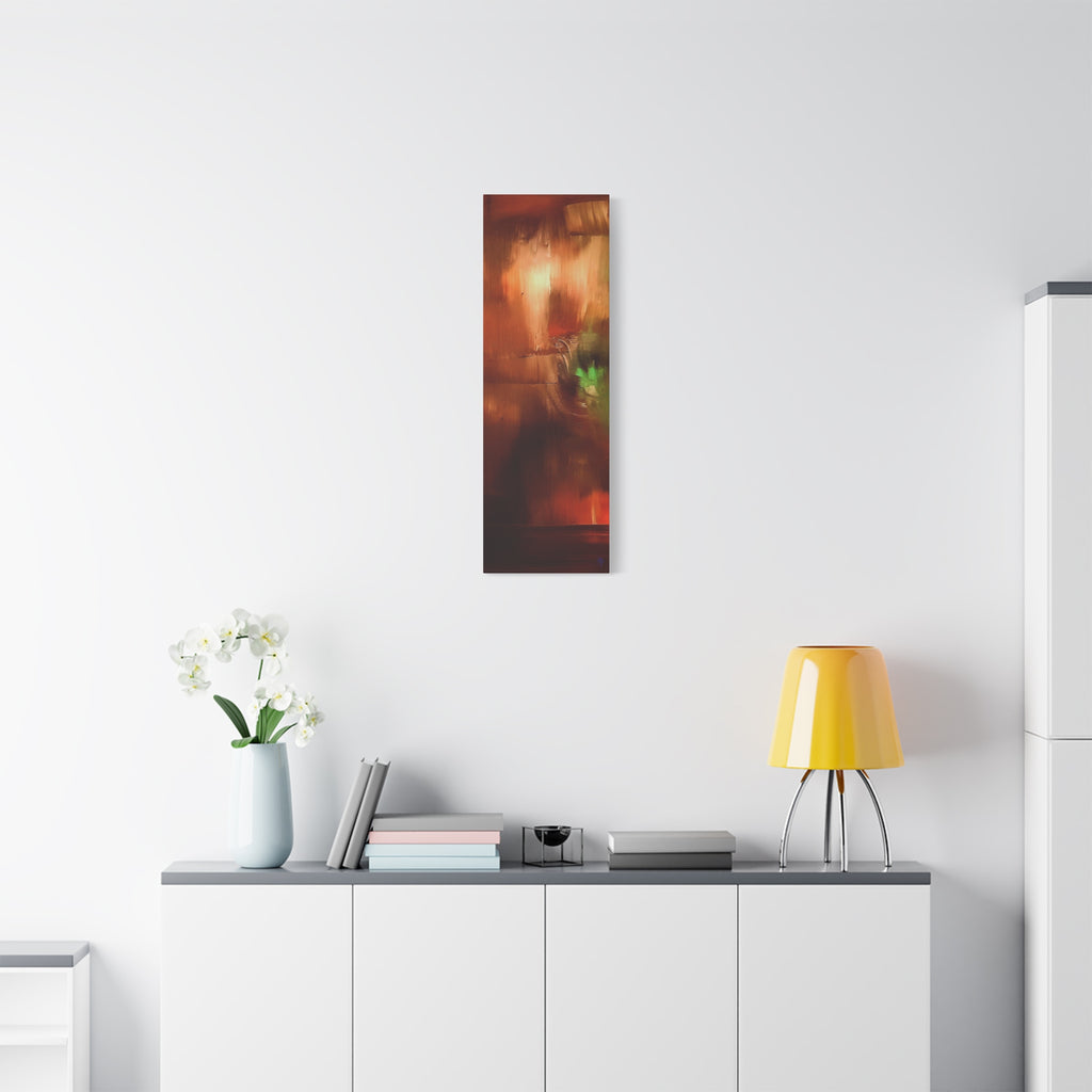Sunset Sail Matte Canvas Wall Art — Abstract Sailing Into the Sunset (Stretched)
