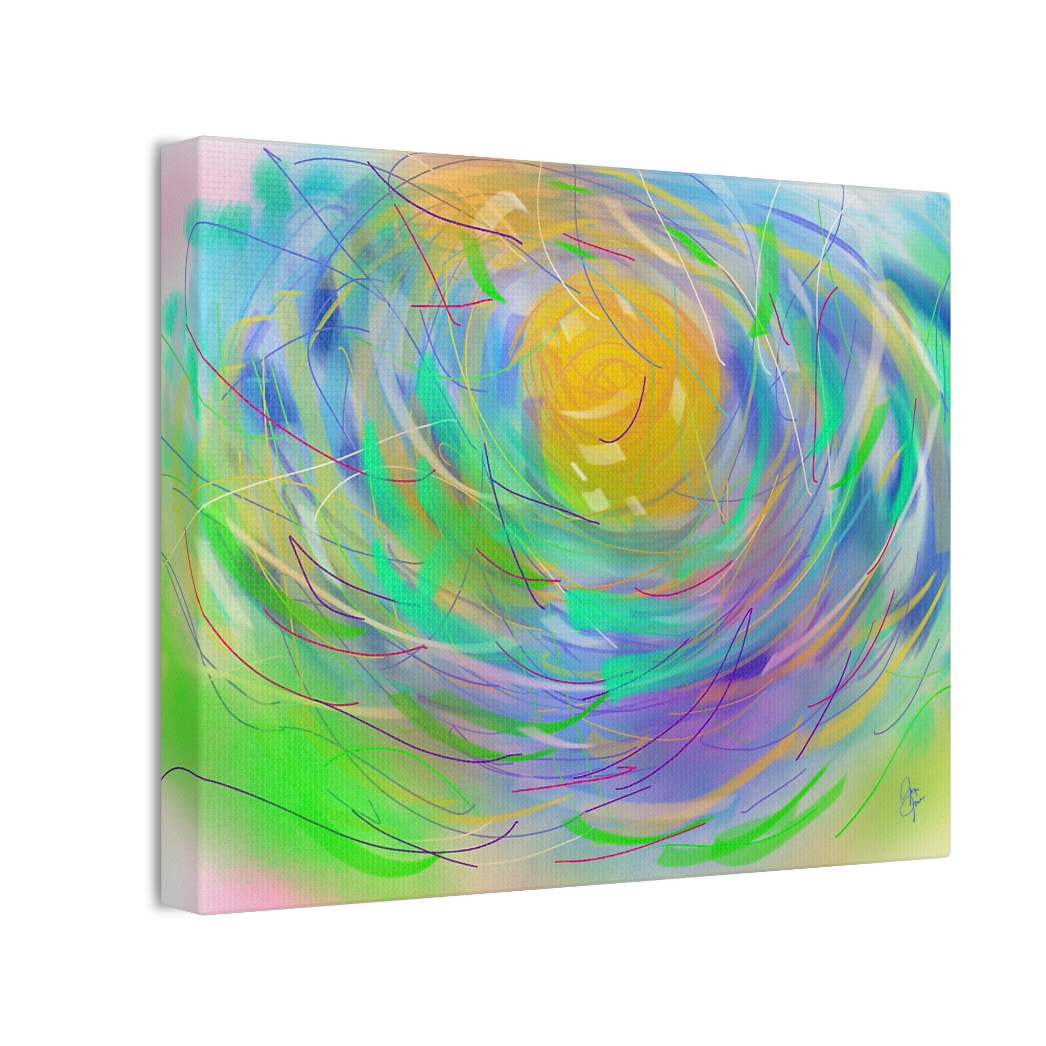 Abstract Floral Canvas