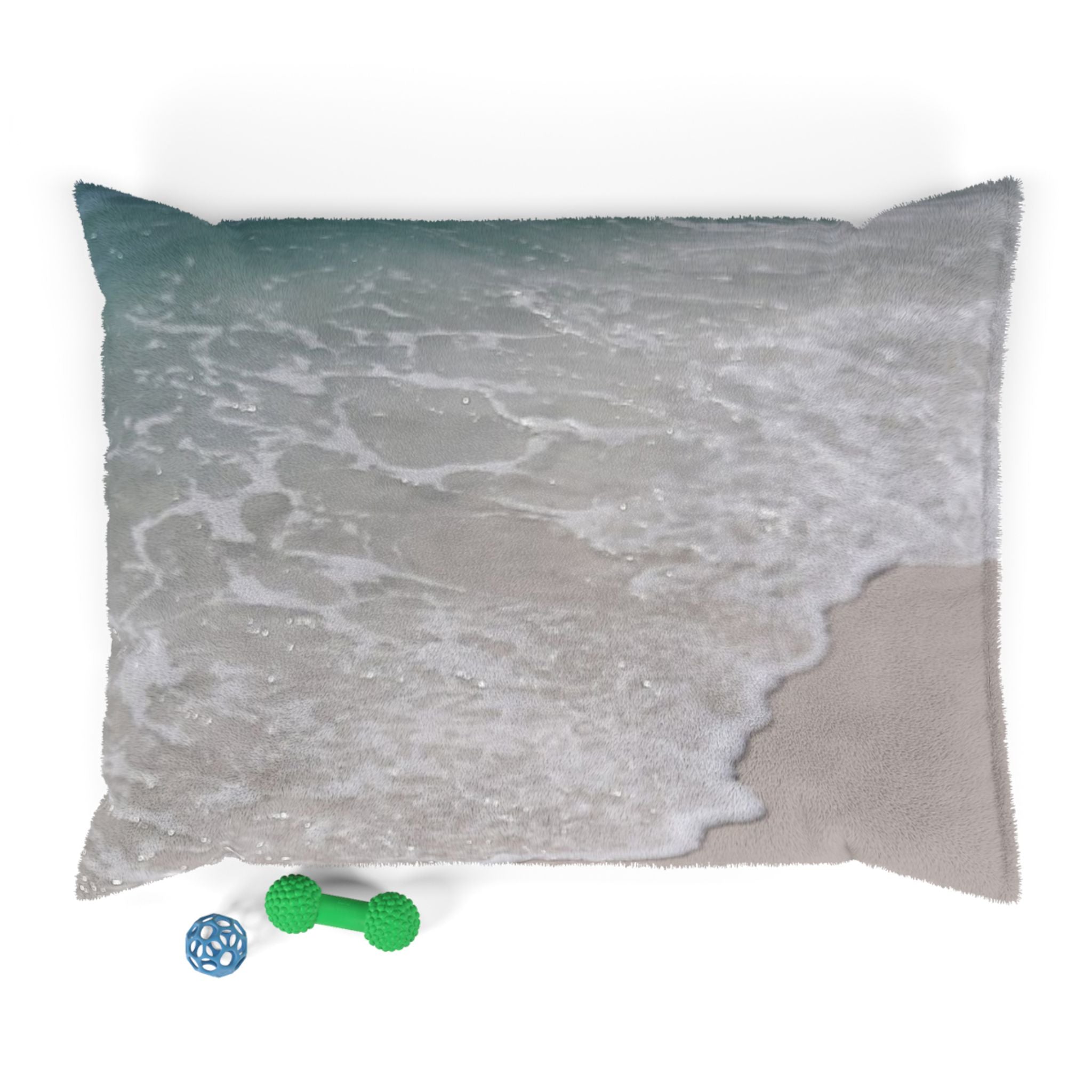 Coastal Bliss Pet Bed - Soft, Beach-Inspired Dog Mattress