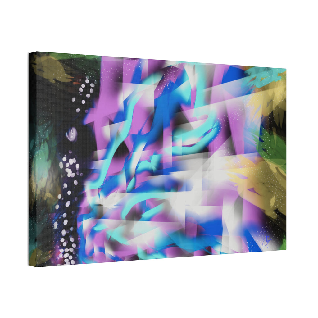 Geometric Butterfly Canvas Stretched 1.5"