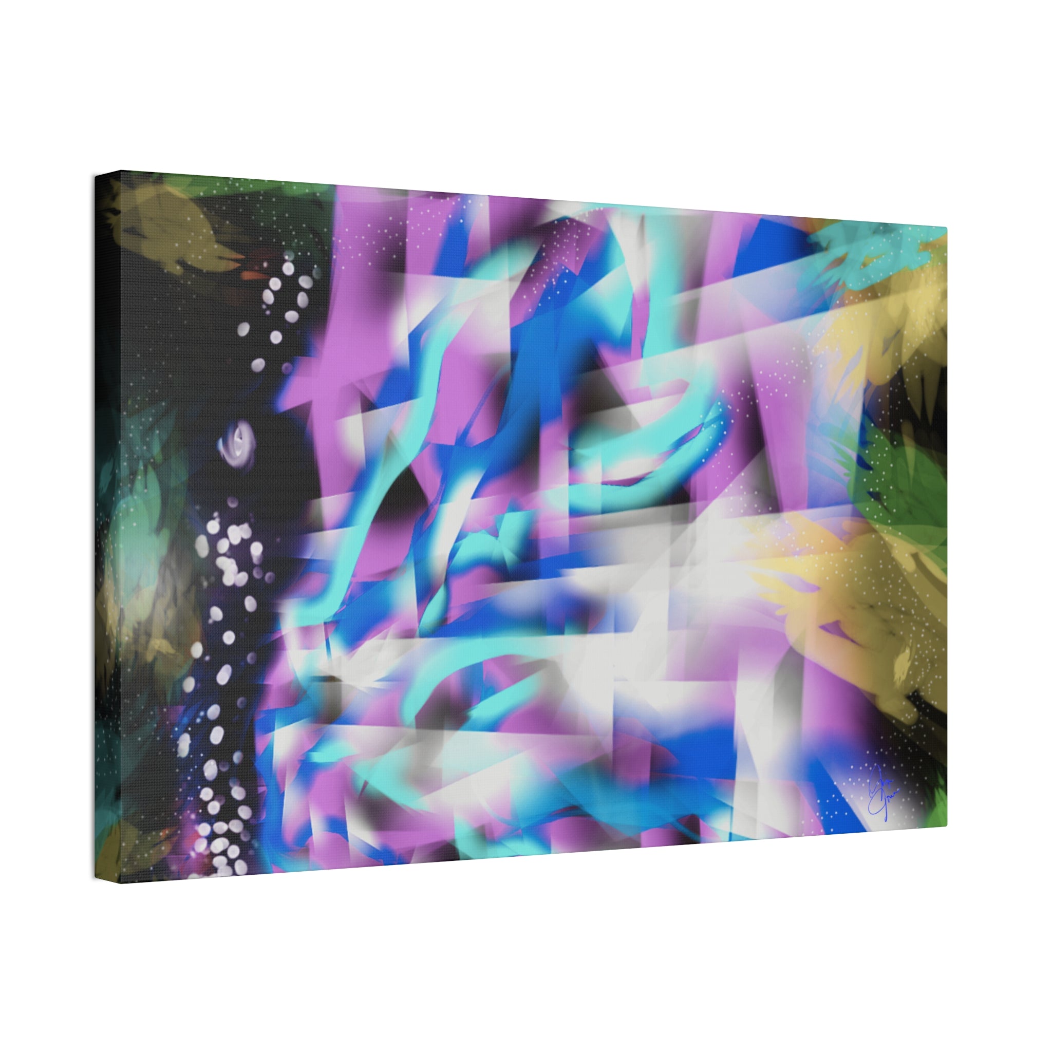Geometric Butterfly Canvas Stretched 1.5"