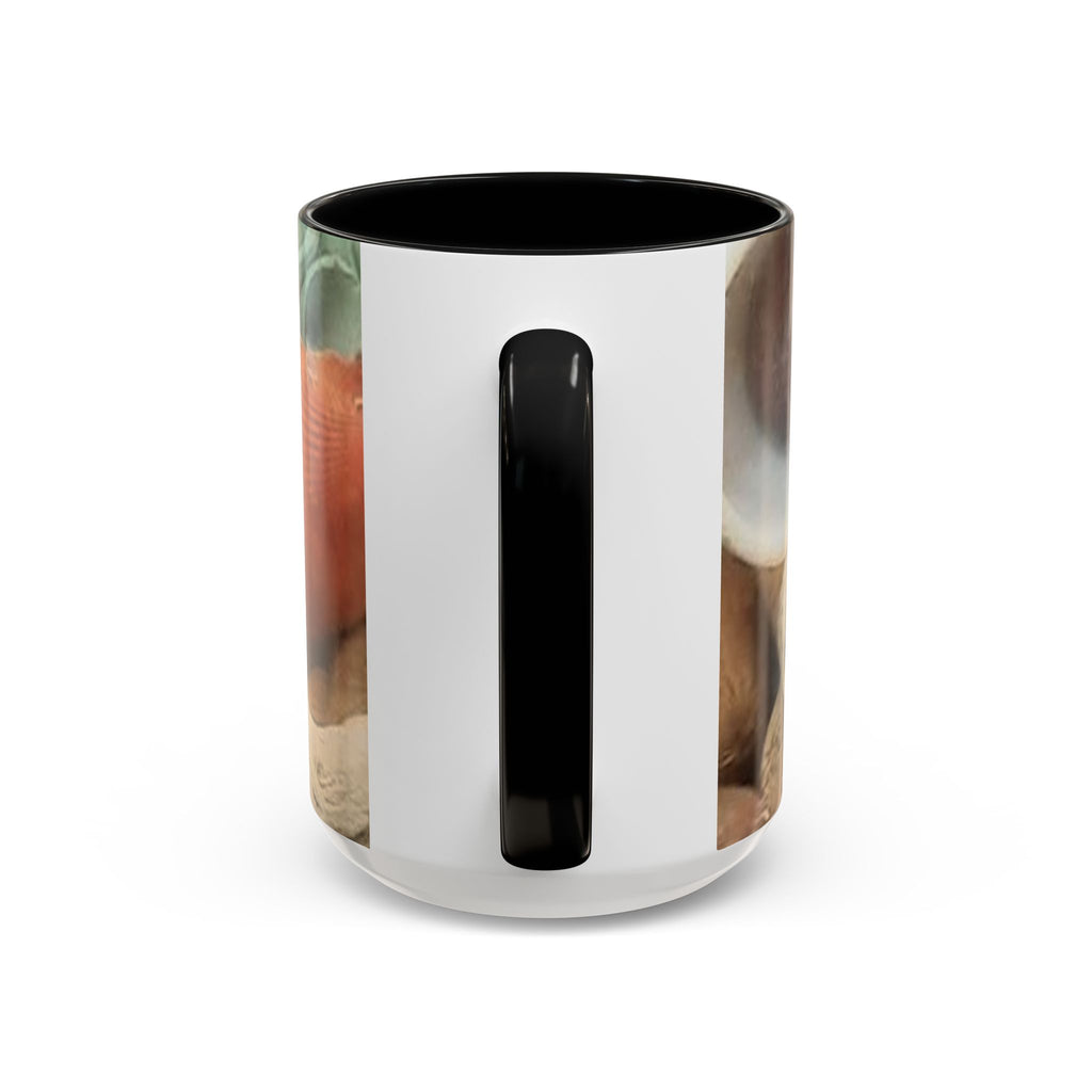 Seashell Beach Accent Coffee Mug — Coastal Shells Design (11/15 oz)