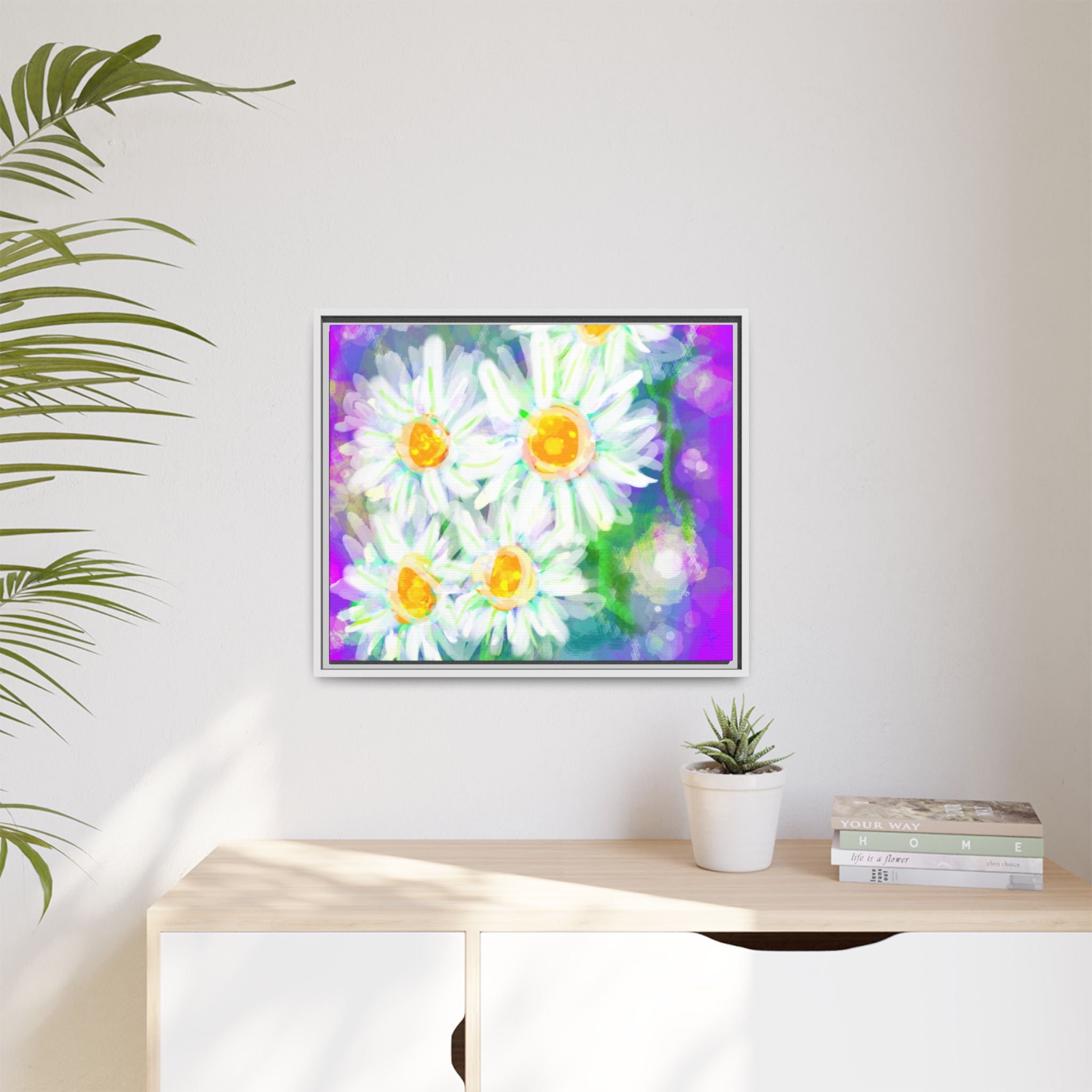Matte Canvas, Framed (Multi-color)