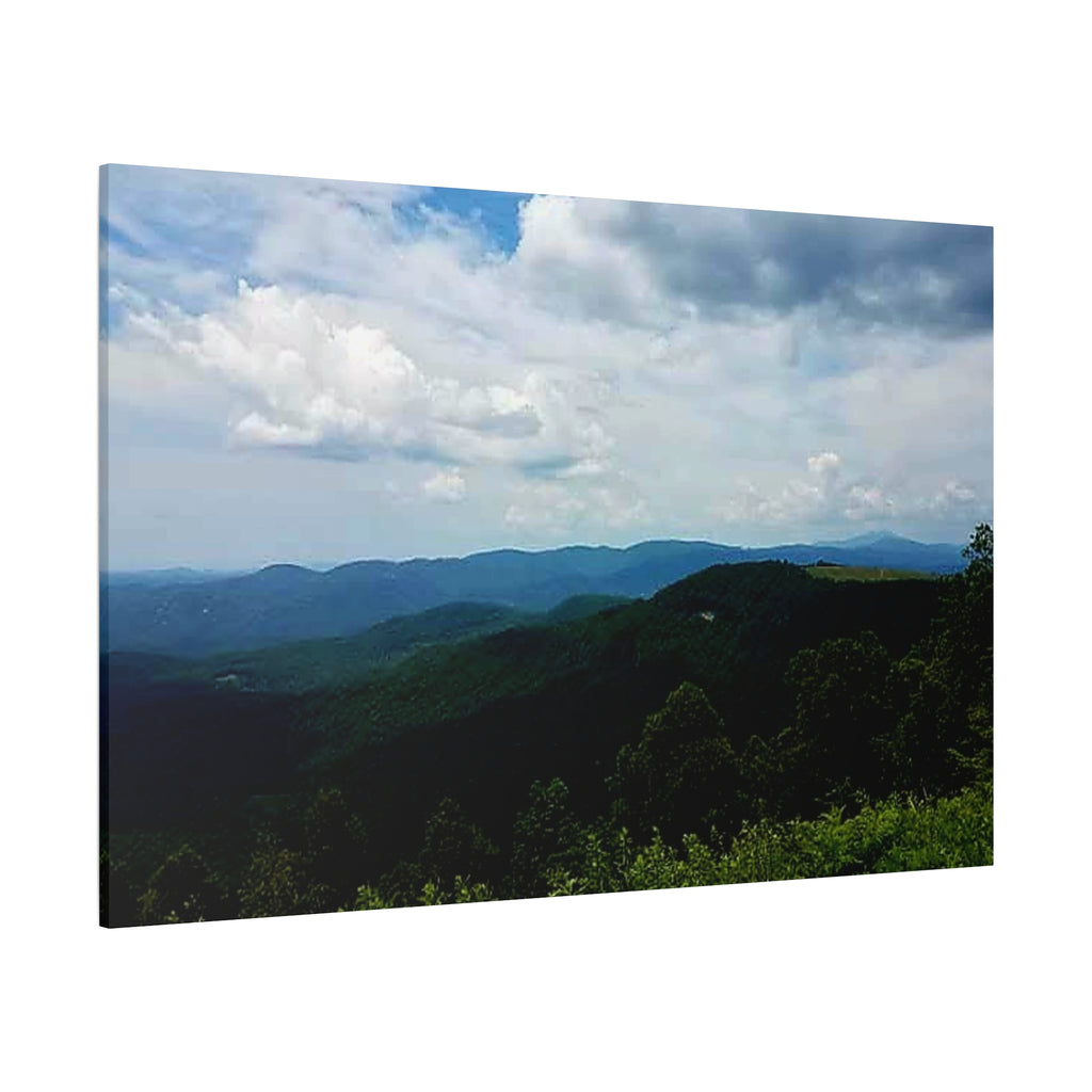 Blue Ridge Mountains Canvas Print — Matte Stretched Wall Art