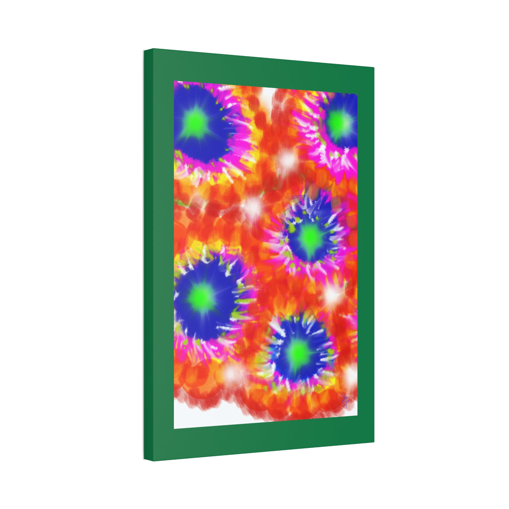 Tie-Dye Burst Canvas Print — Vibrant Abstract Wall Art