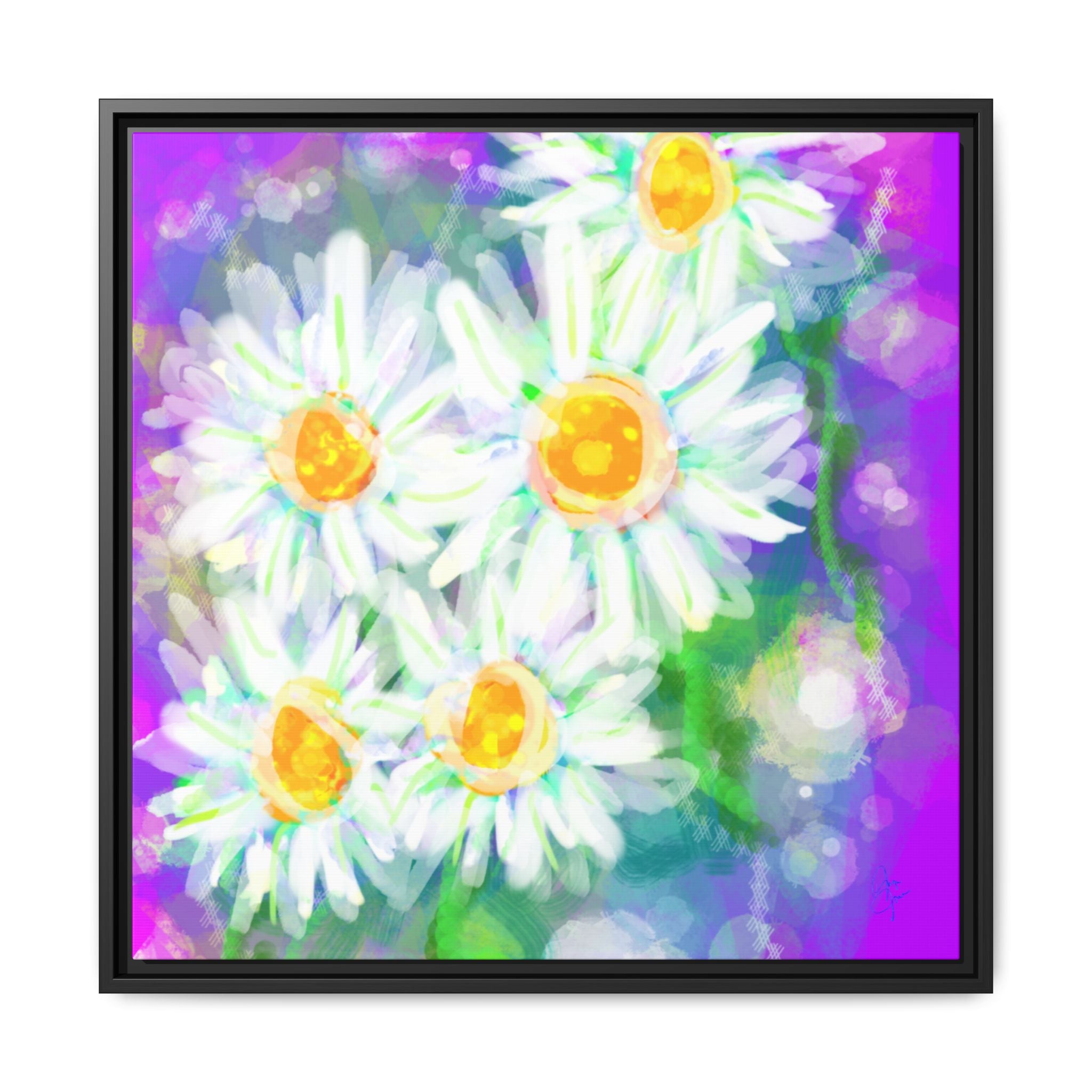 Matte Canvas, Framed (Multi-color)