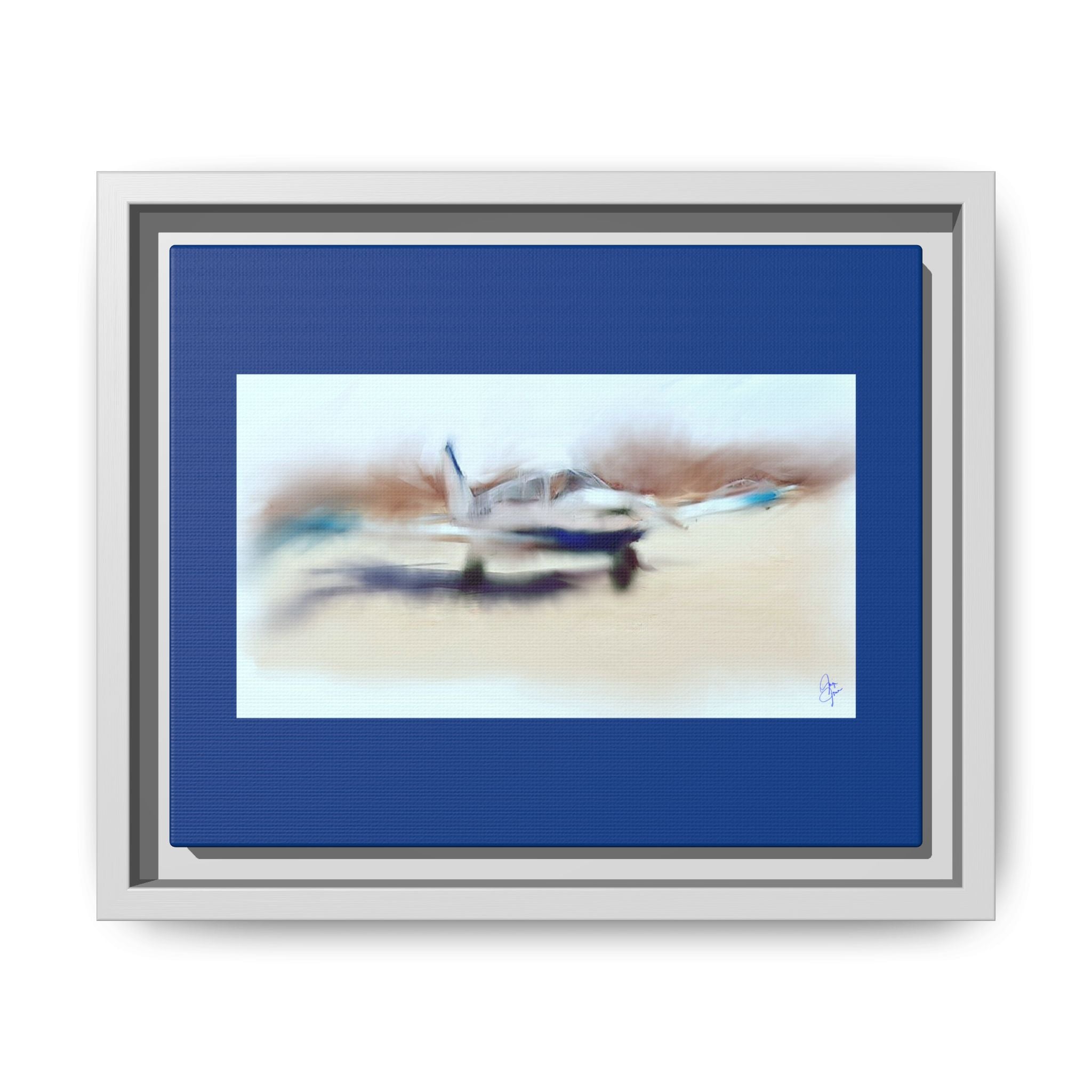 Matte Canvas, Framed (Multi-color)