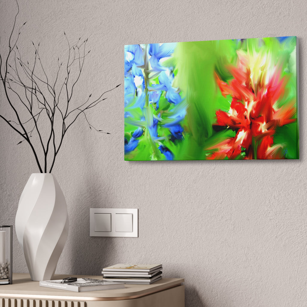 Texas Girl Bluebonnet Canvas