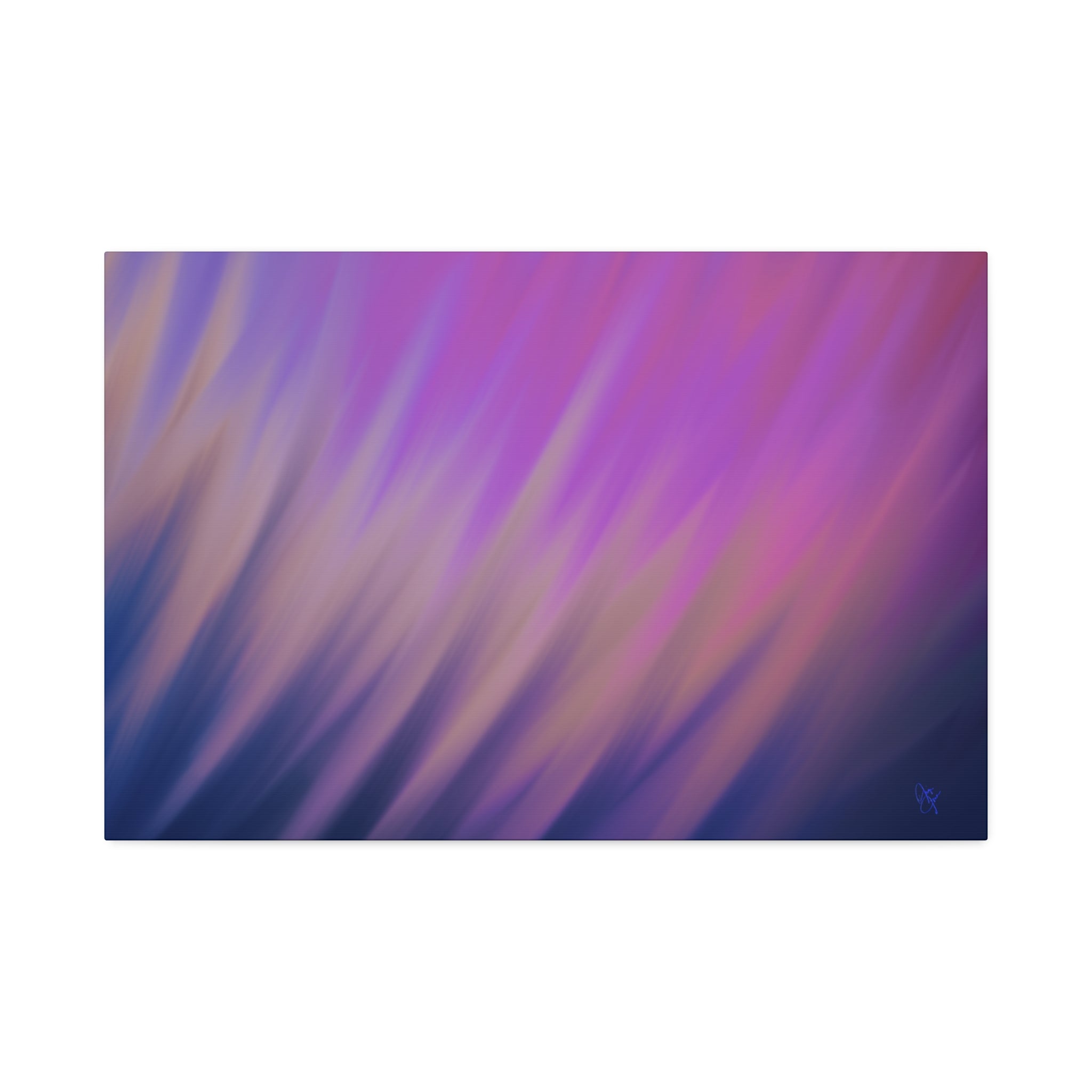 Abstract Purple Gradient Canvas Wall Art — Stretched 1.5"