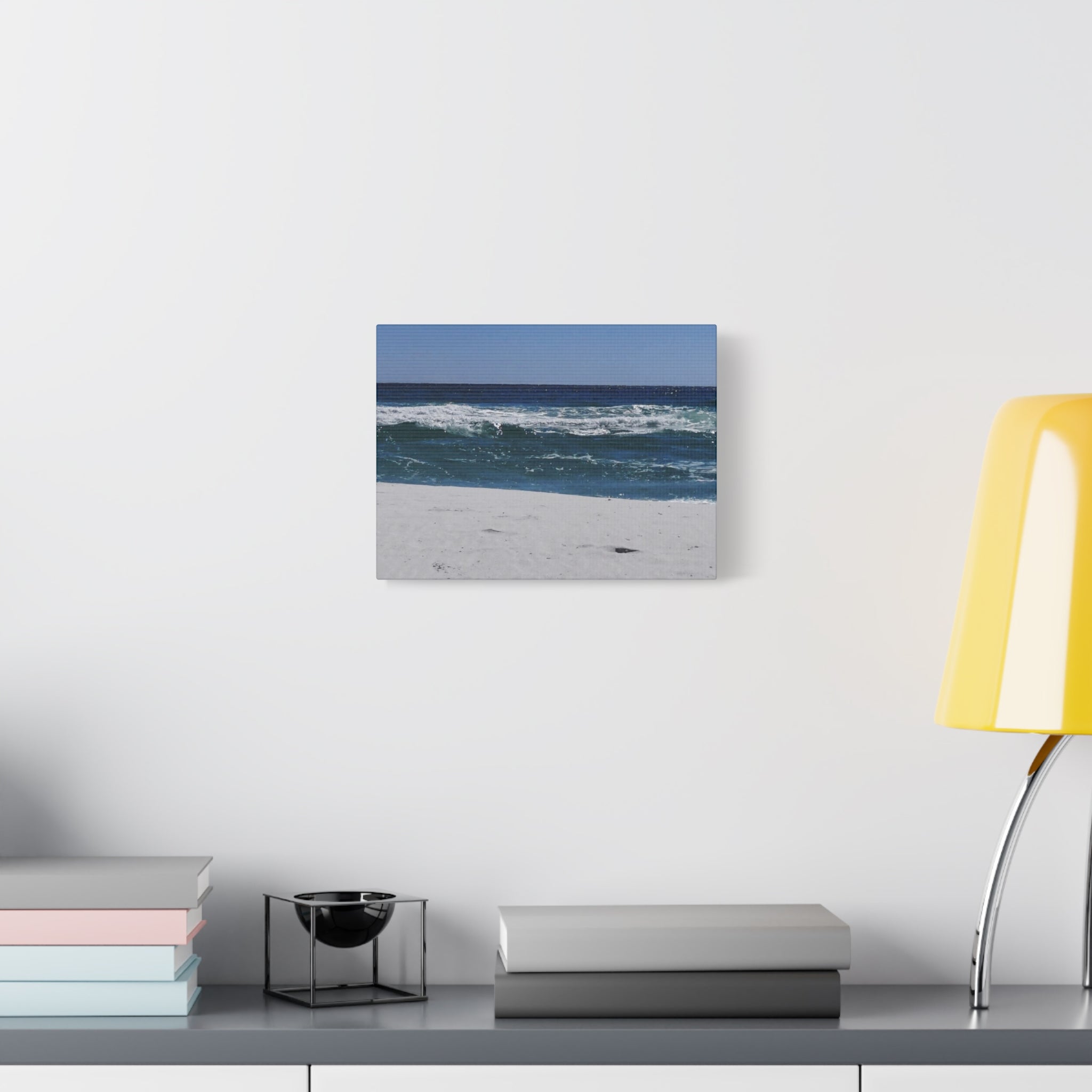 Ocean Waves Beach Canvas Print — Matte Stretched Wall Art