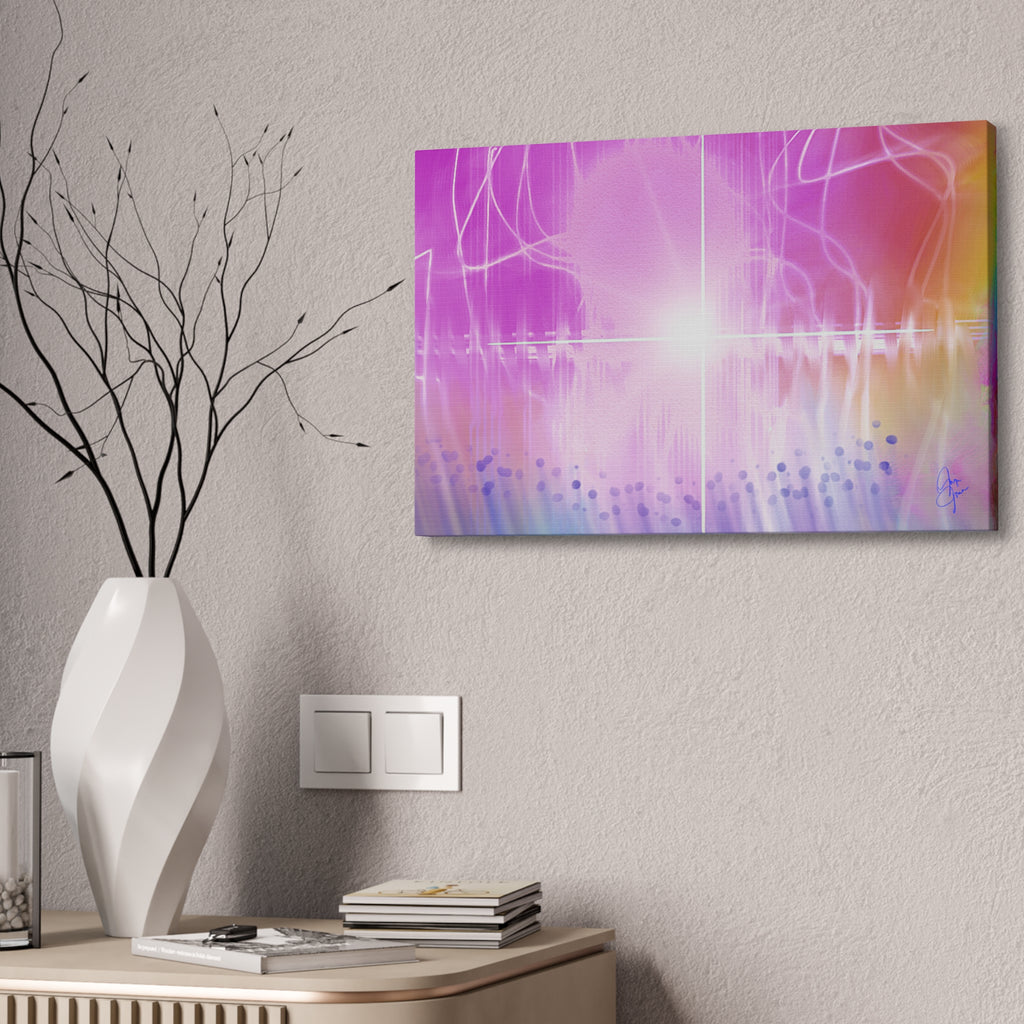 Abstract Radiant Light Canvas