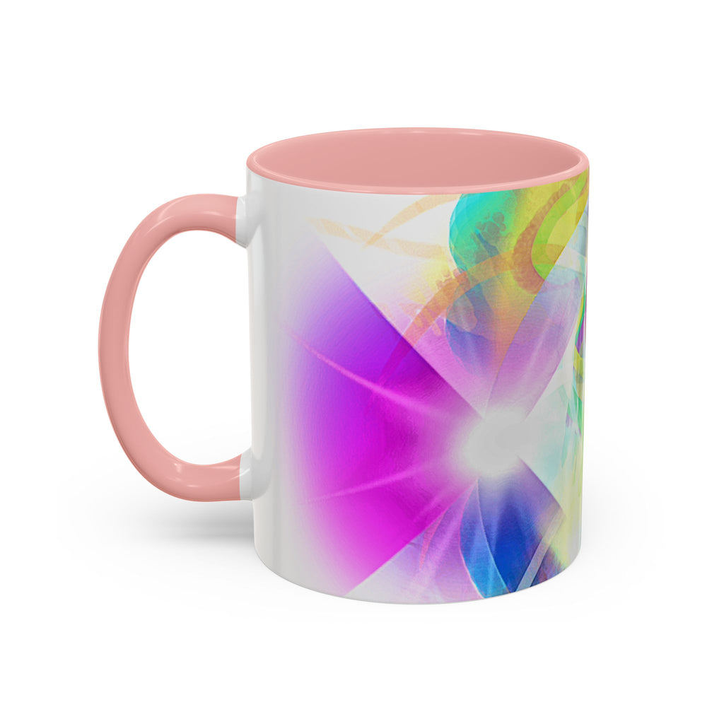 Colorful Heart Coffee Mug – Vibrant Abstract Love Accent Mug (11/15oz)