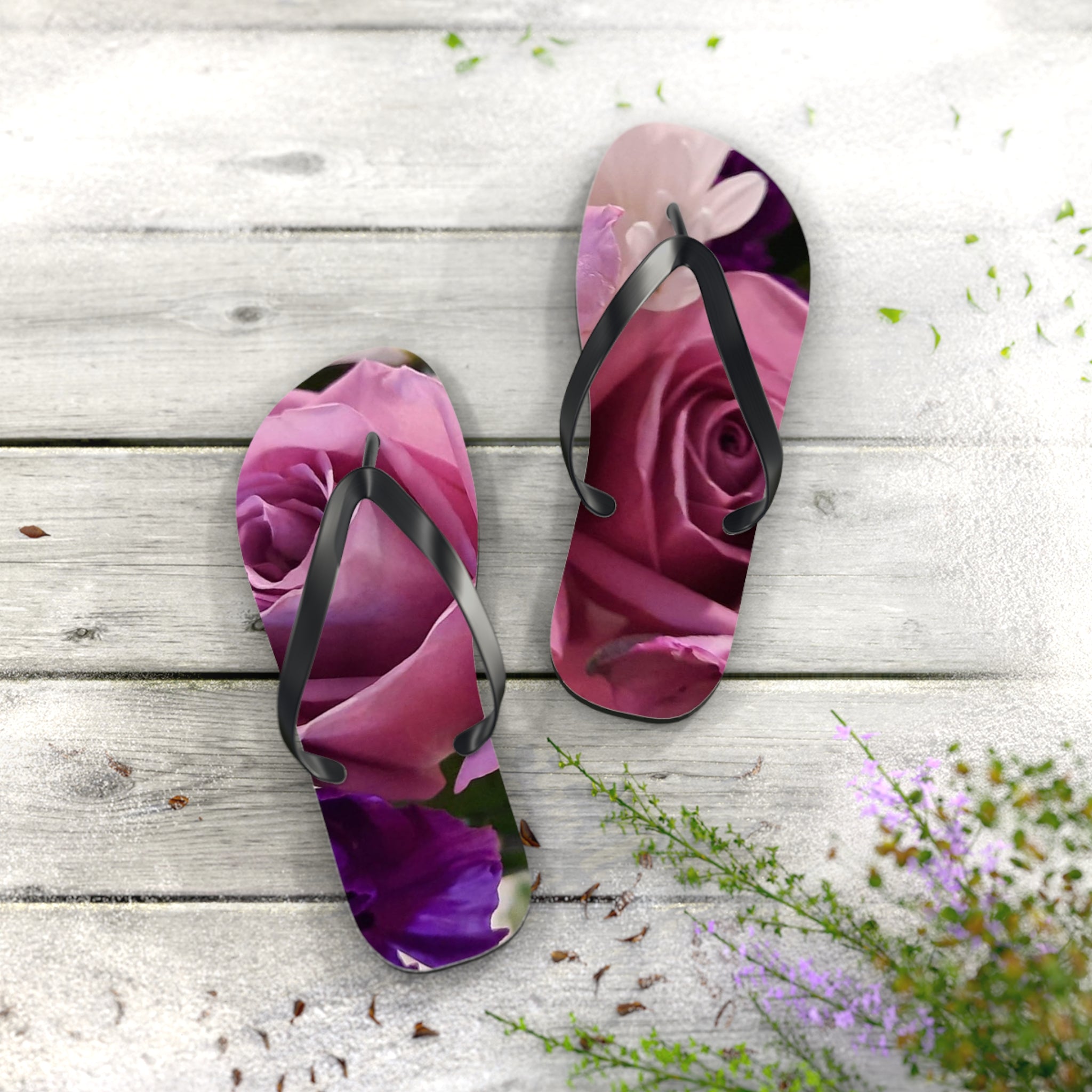 Floral Flip Flops - Perfect for Summer Vibes and Beach Days