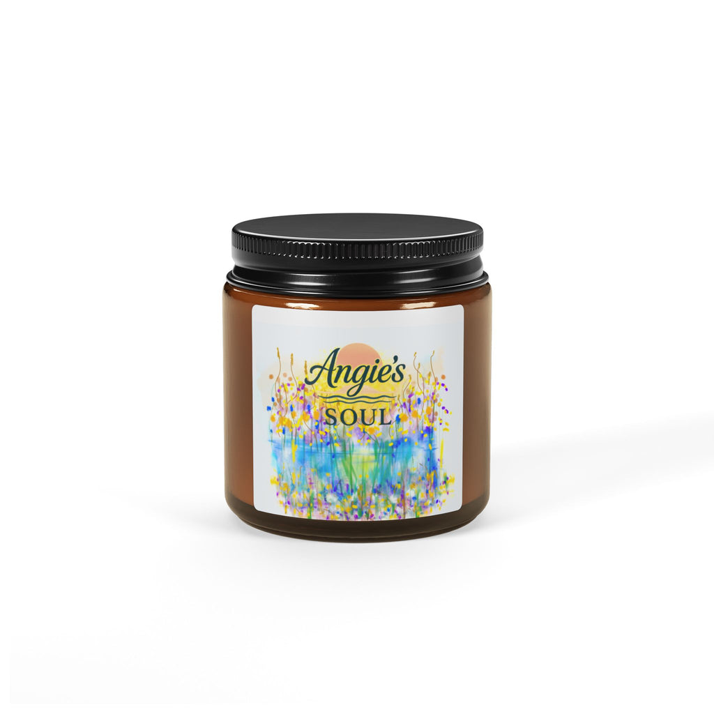 Angie's Soul Scented Soy Candle — Amber Jar Aromatherapy Candle