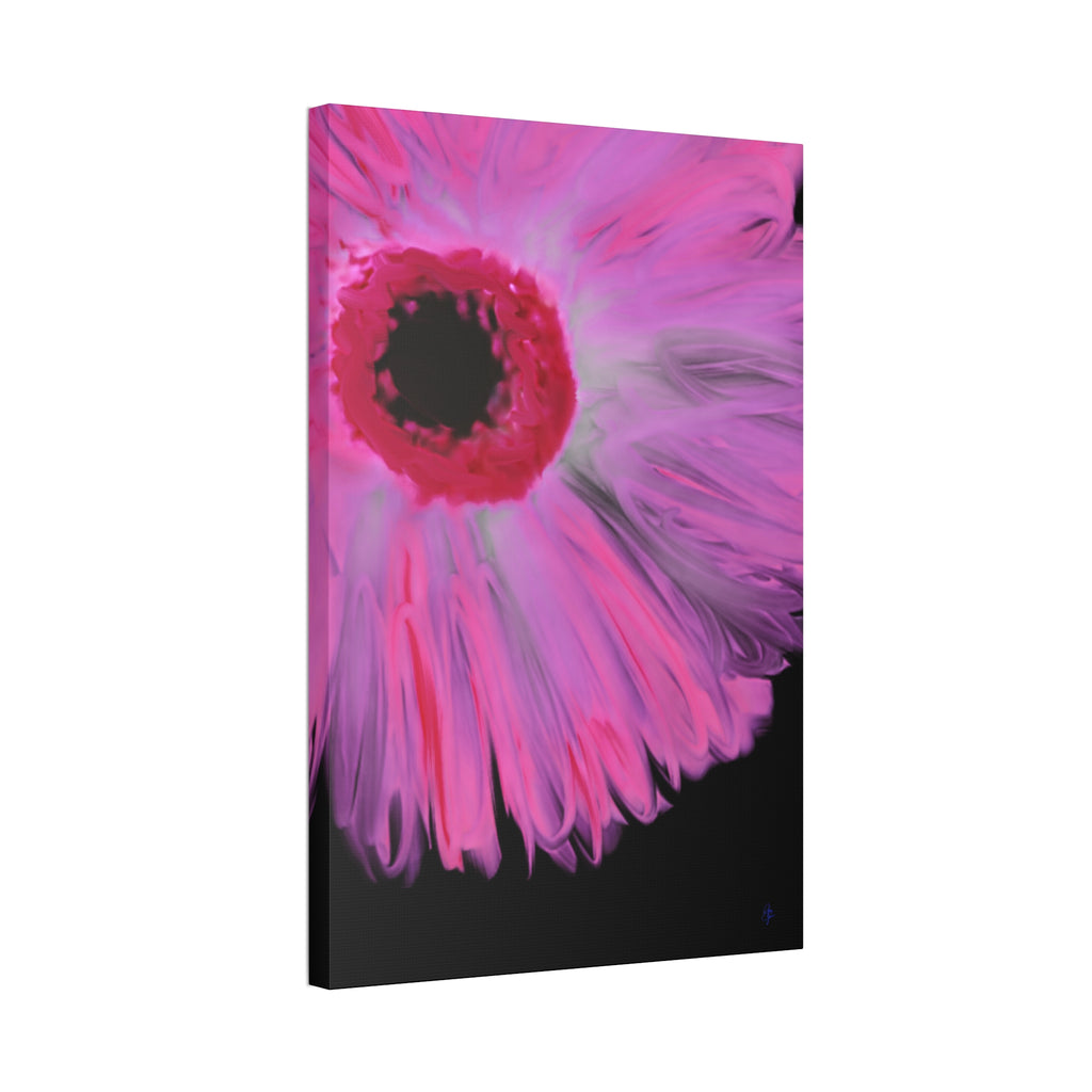 Pink Gerbera Canvas Wall Art – Vibrant Floral Stretched Canvas (1.5" Depth)