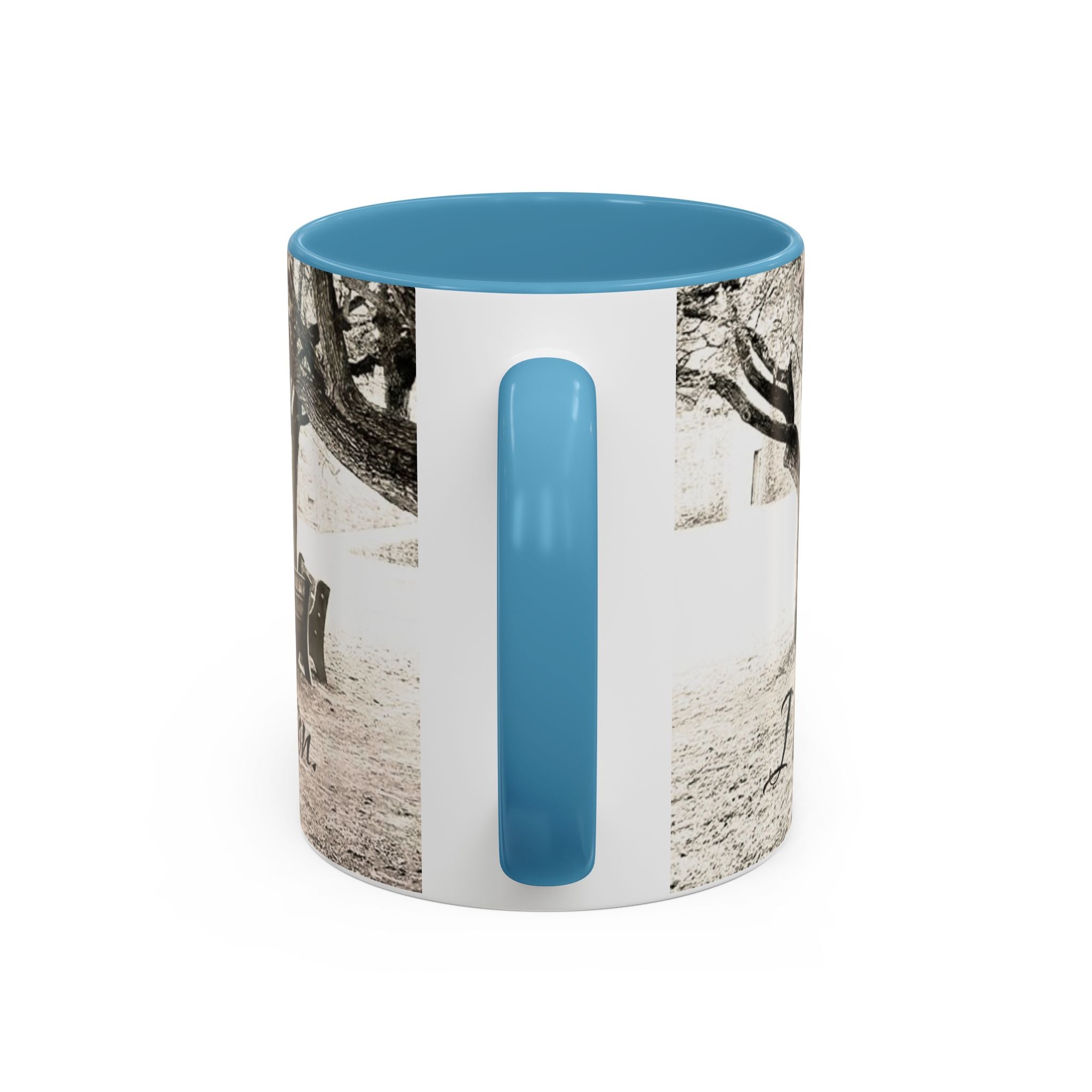 Conversation Bench Coffee Mug — 'I'll Join the Conversation' Accent Ceramic Mug