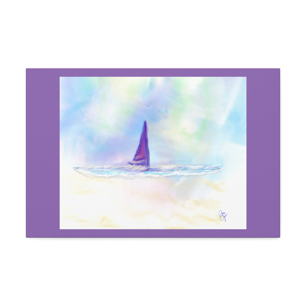 Sailboat Seascape Canvas