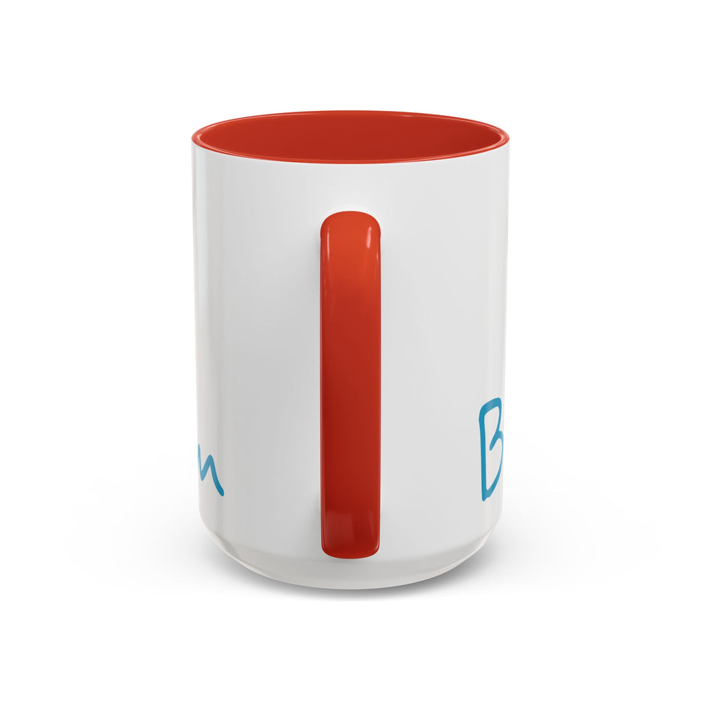 Beach Bum Coffee Mug — Colorful Retro Skull Design (11/15oz)
