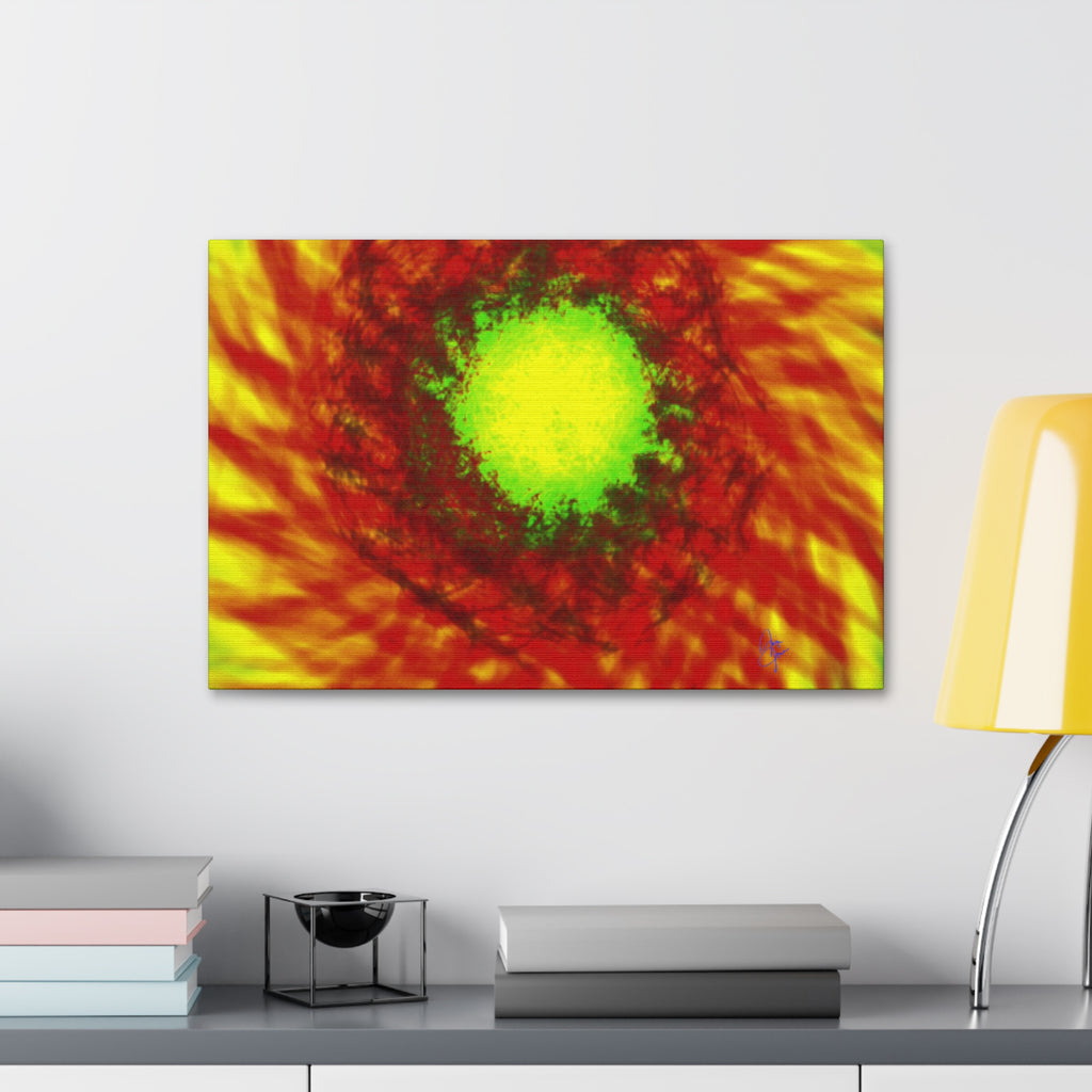 Glowing Blossom Canvas Stretched 1.5"