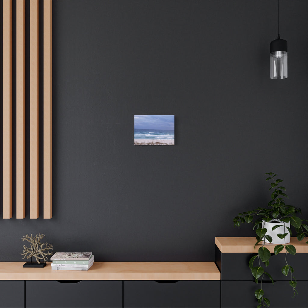 Coastal Waves Matte Canvas Print — Stretched Beach Wall Art