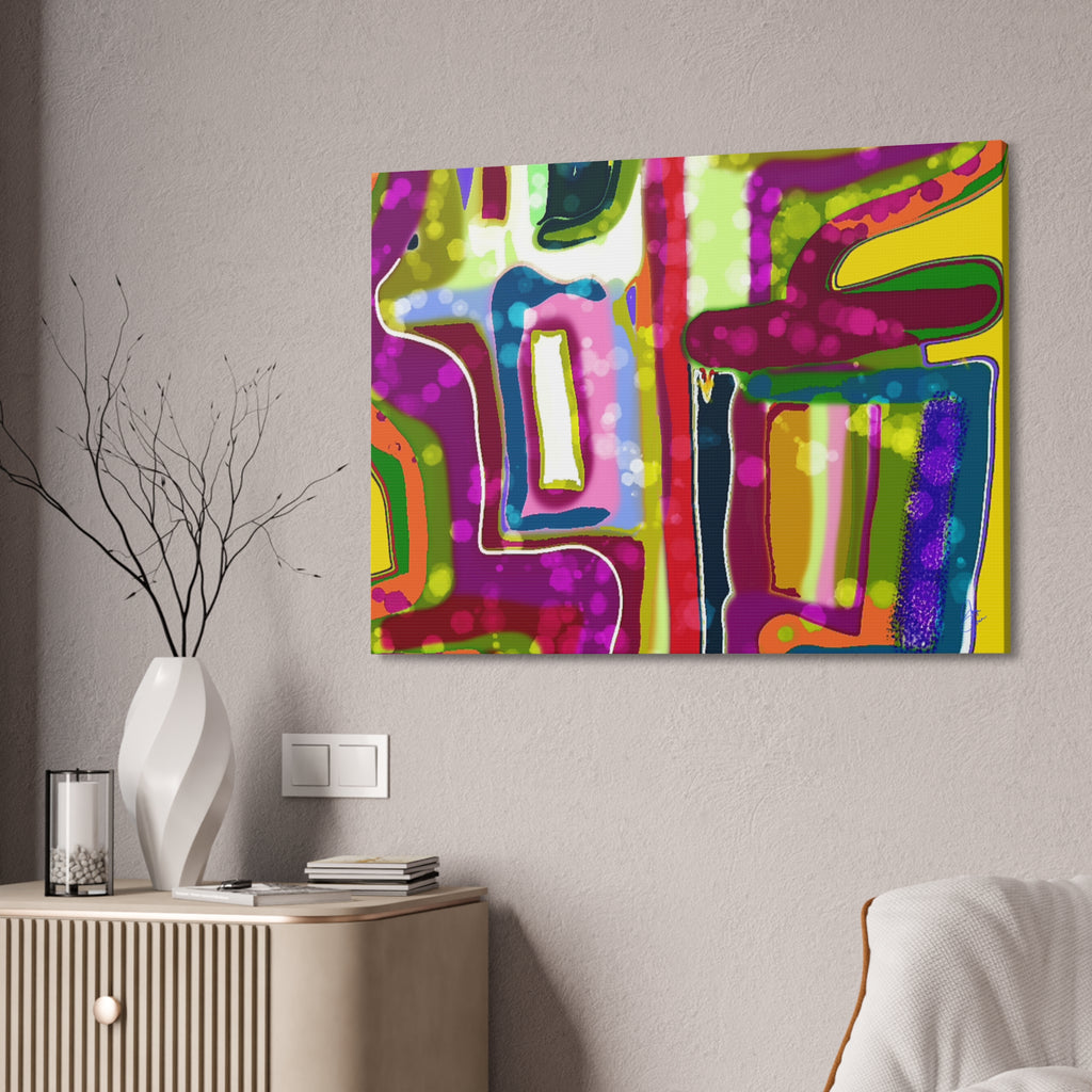 Abstract Colorburst Canvas – Vibrant Pop Art Wall Decor
