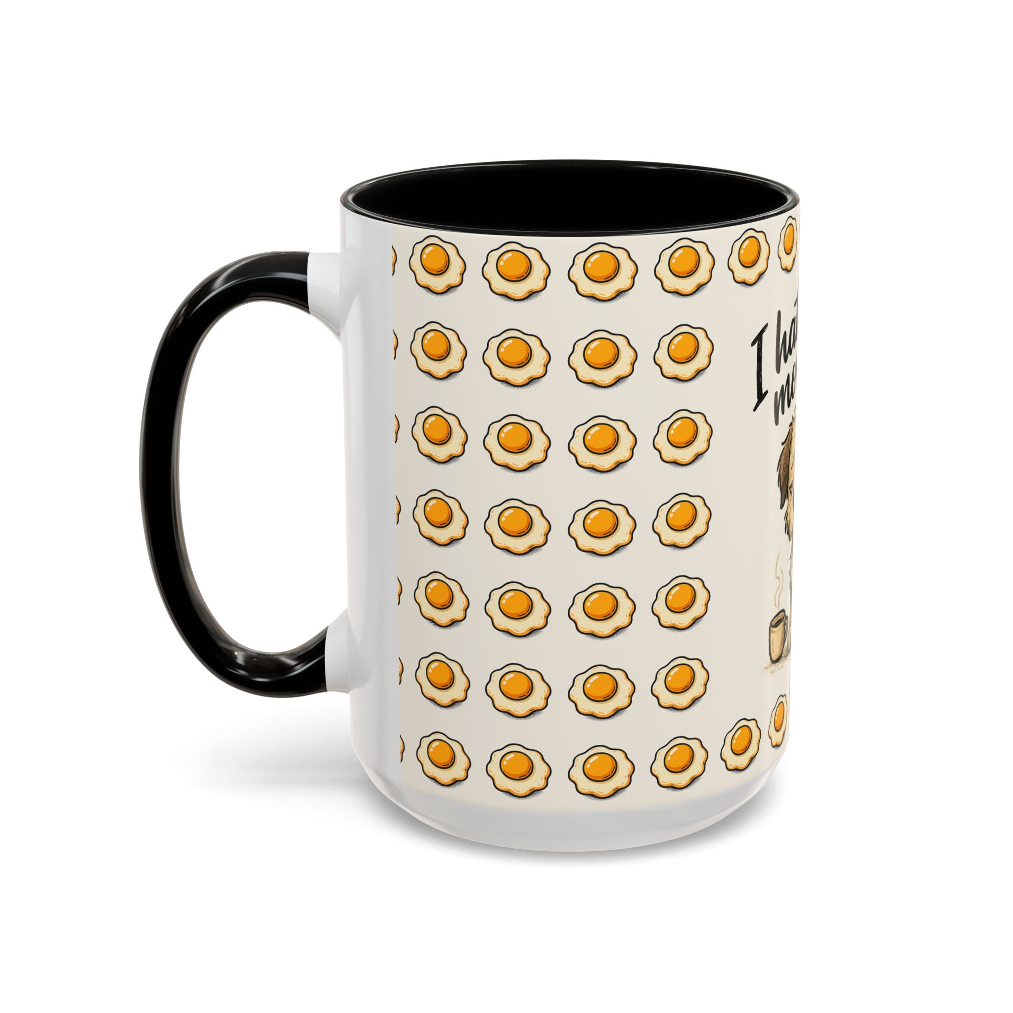 I Hate Every Morning Coffee Mug — Cute Tired Puppy Accent Mug (11/15oz)