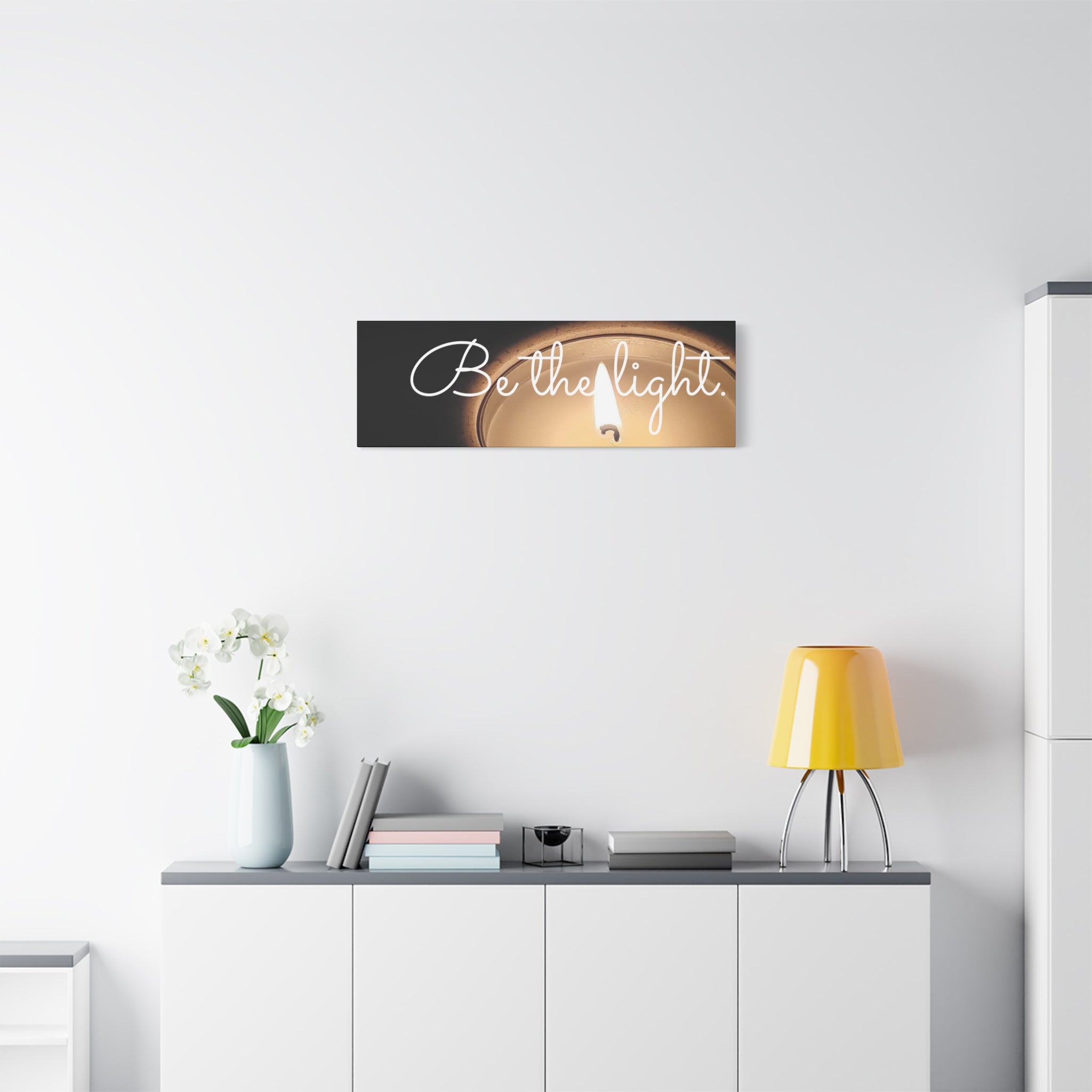Canvas Print - 'Be the Light' Inspiration Wall Art