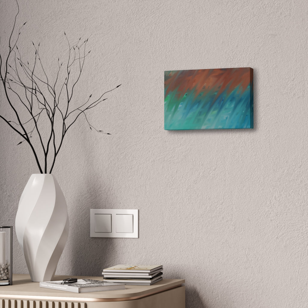 Ocean Breeze Abstract Canvas - Stretched 1.5" Wall Art