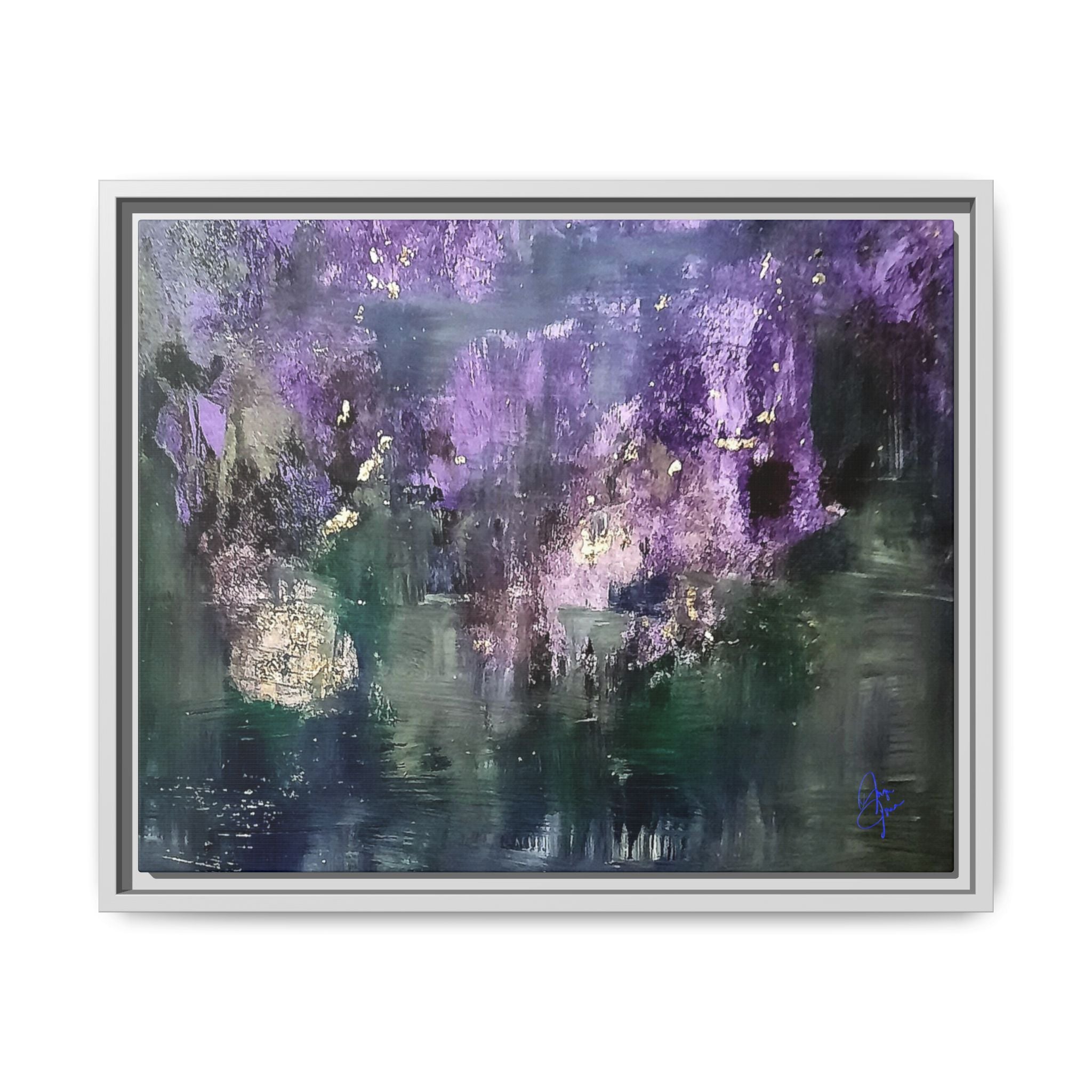 Impressionism Vibes Matte Canvas Print (Framed)