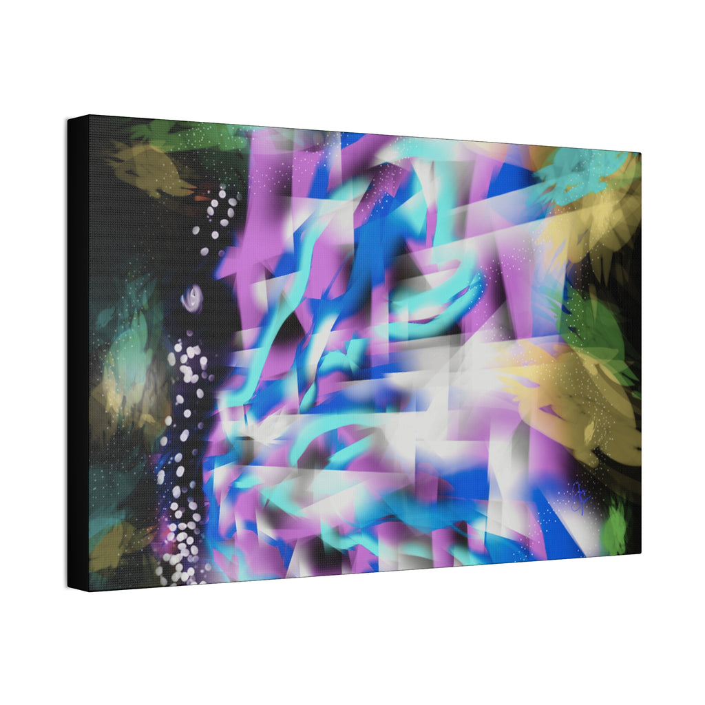 Geometric Butterfly Canvas Stretched 1.5"