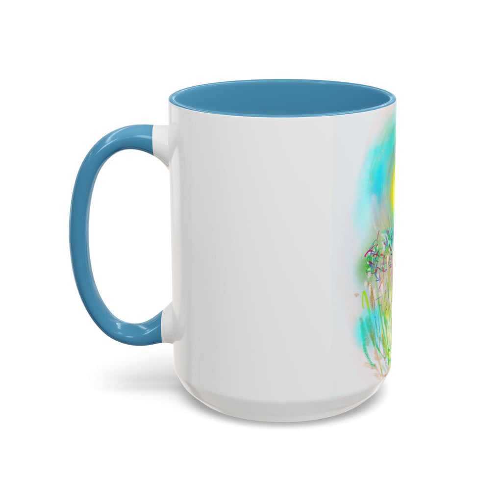 Coffee Mug — Bright Sunflower Field Art Ceramic Accent Mug (11/15 oz)