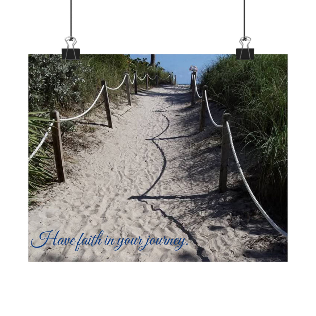 Poster Print - 'Have Faith in Your Journey'