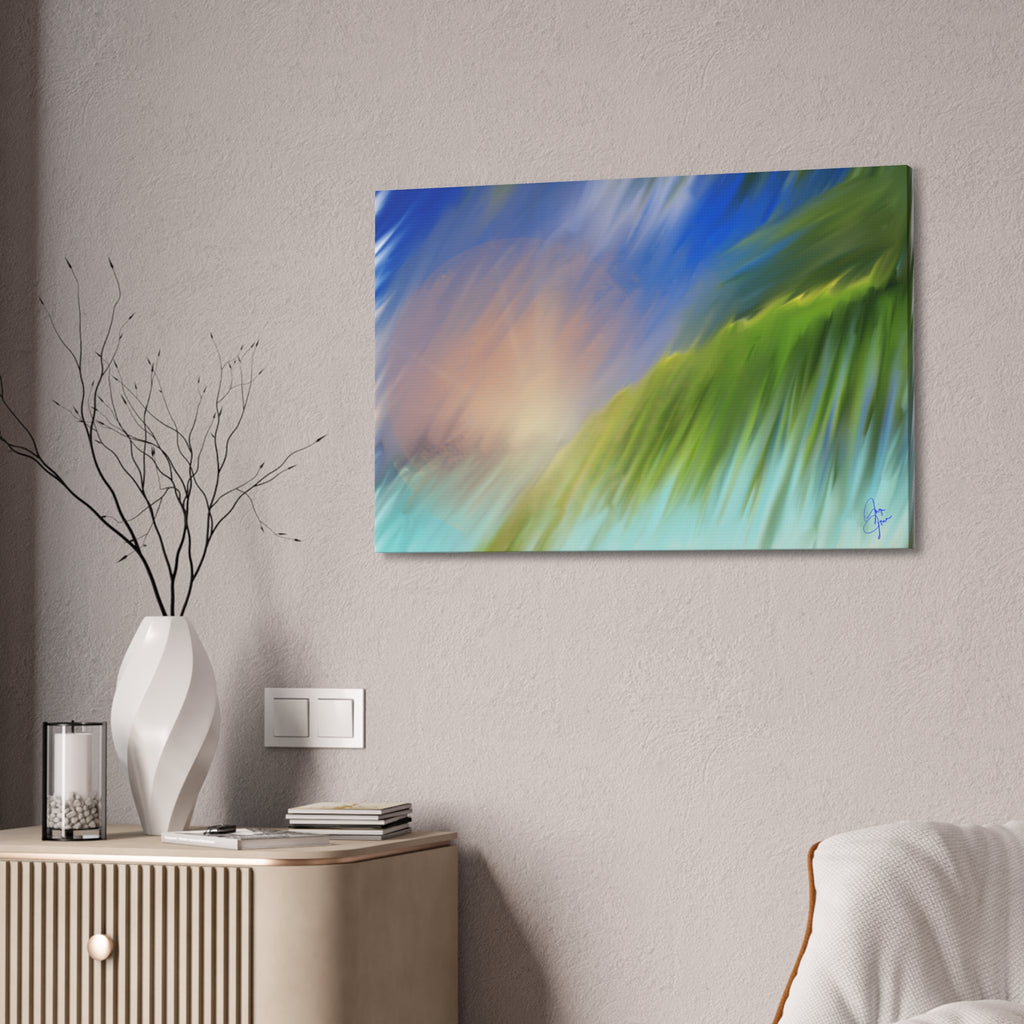 Abstract Seascape Canvas