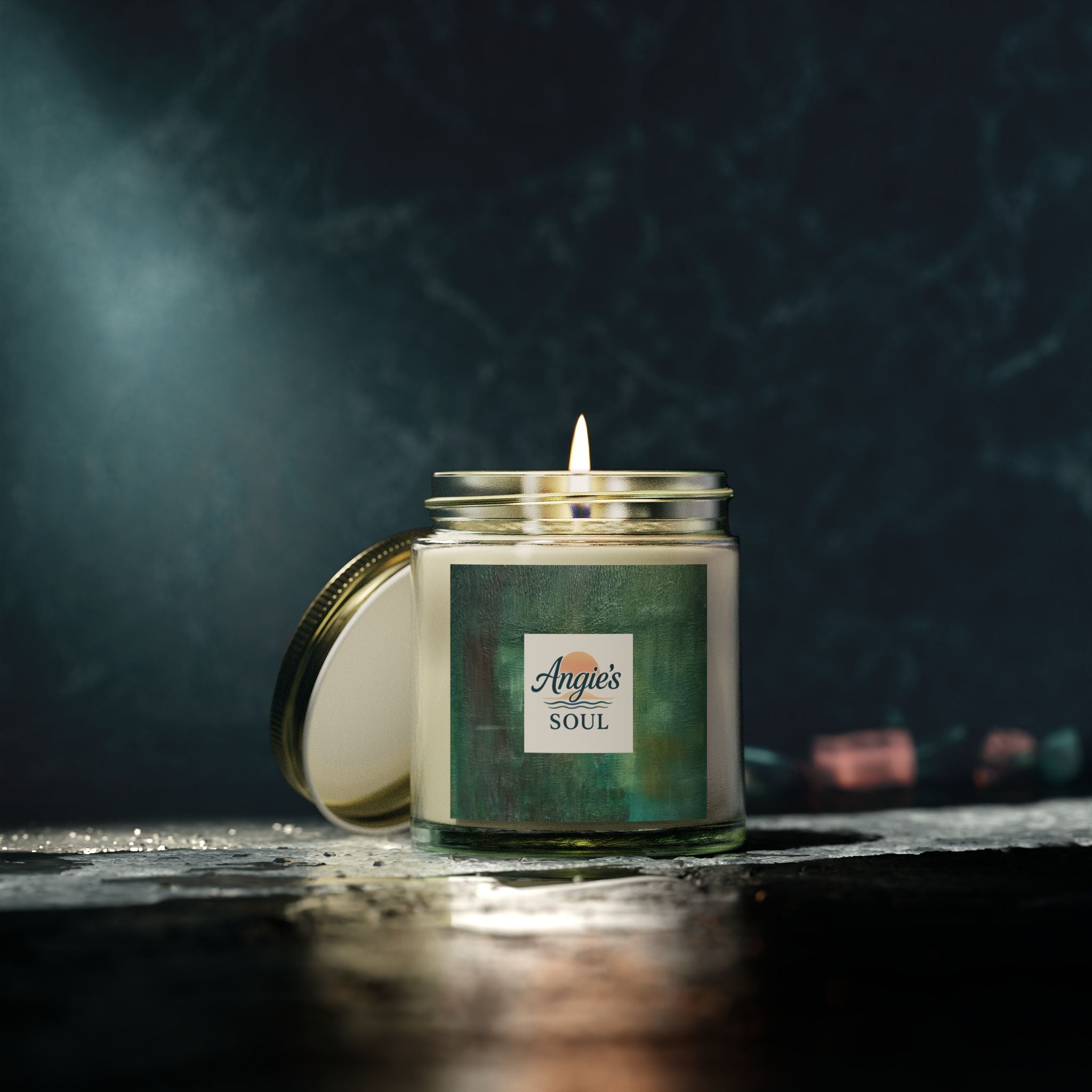 Scented Candles - Coconut Apricot Bliss for Relaxation and Wellness