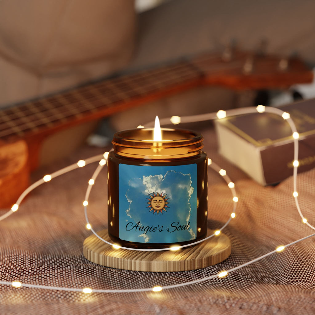 Angie's Soul Scented Soy Candle - Amber Jar, Multi-Size