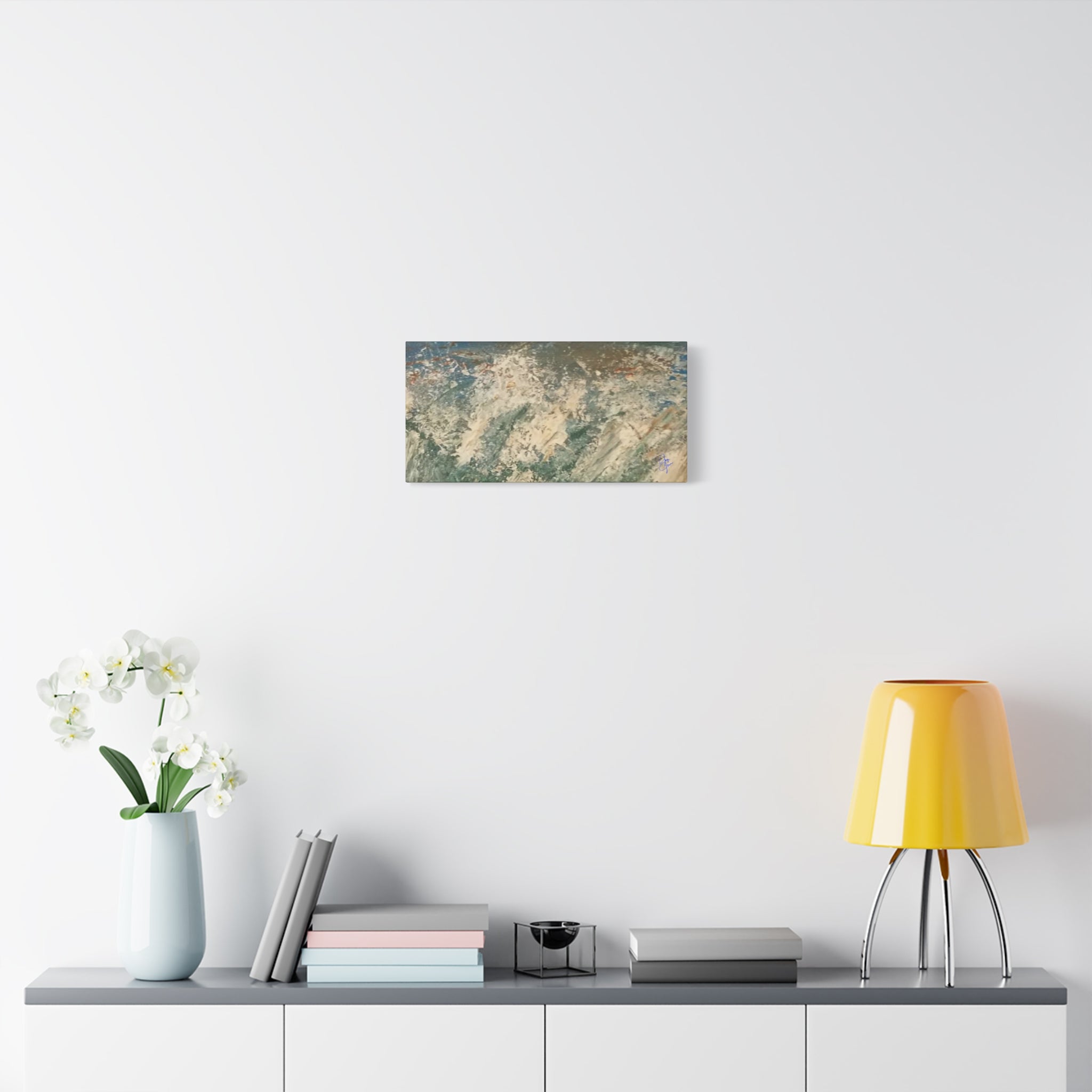 Abstract Ocean Wave Canvas Print — Matte Stretched 1.25"