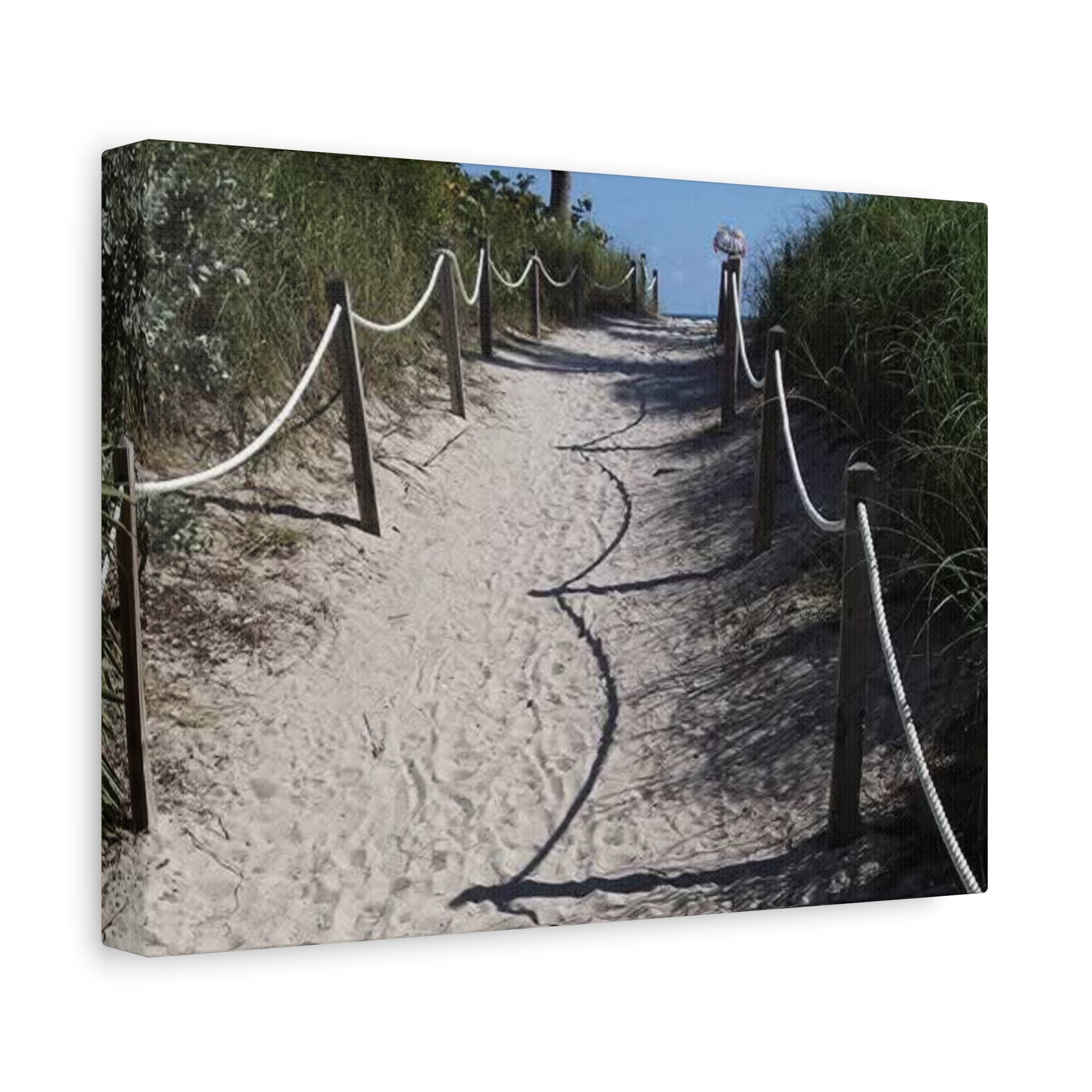 Beach Pathway Wall Art - Matte Canvas