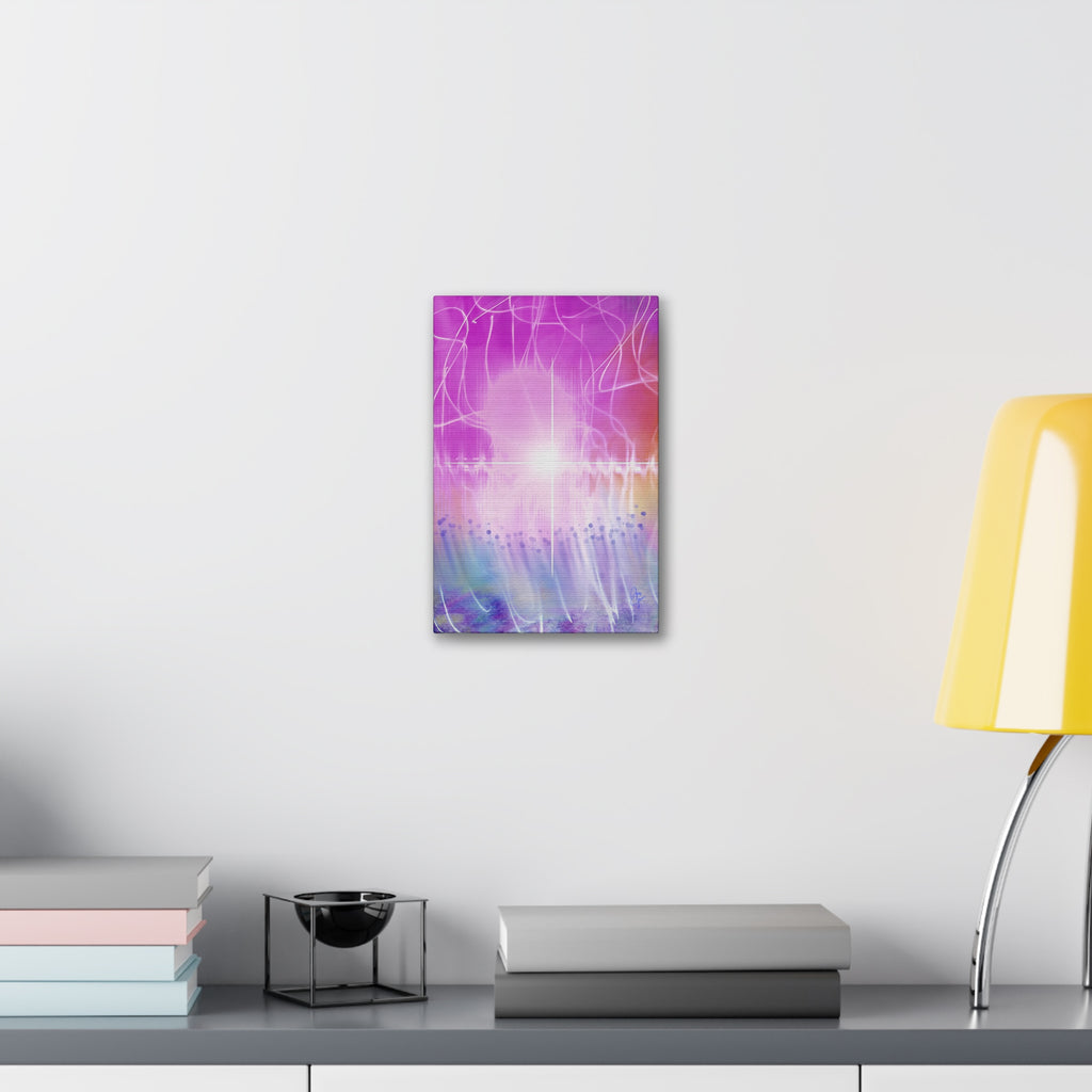 Abstract Radiant Light Canvas
