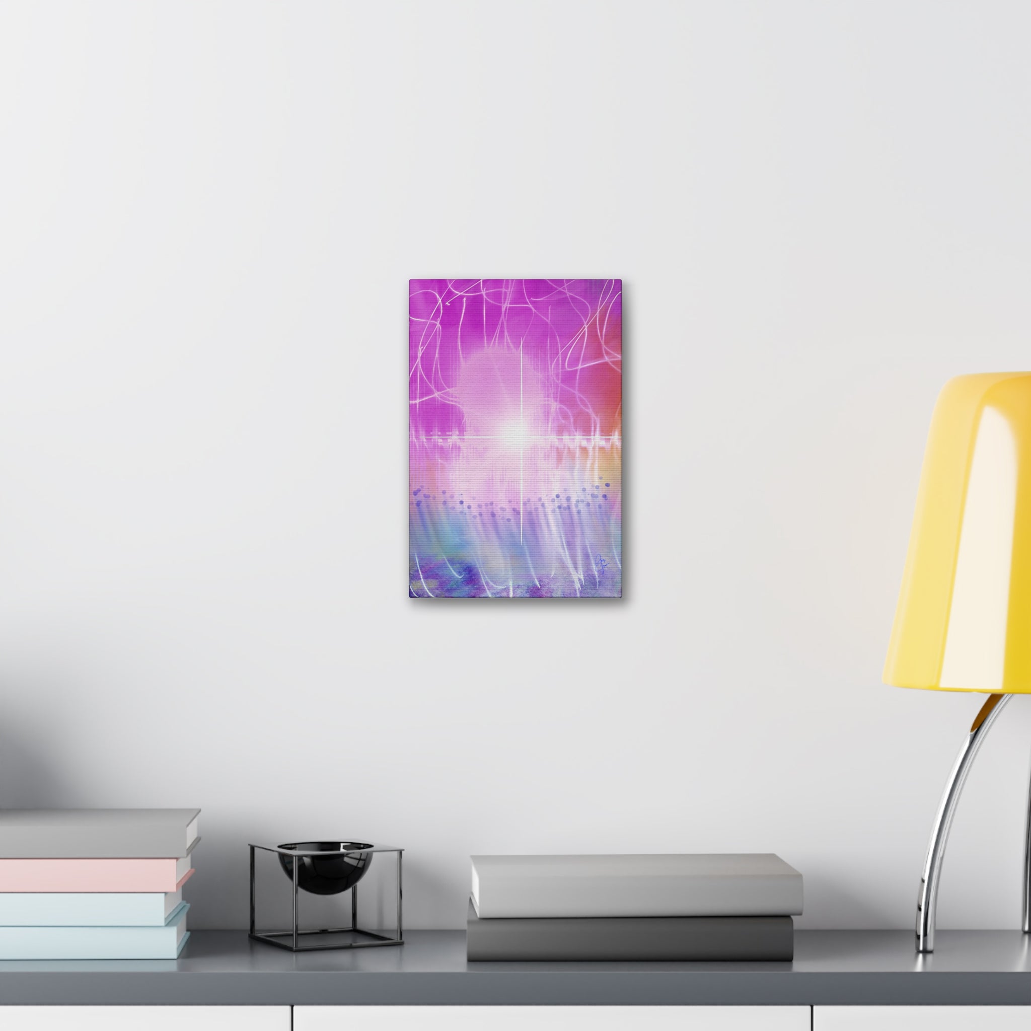 Abstract Radiant Light Canvas