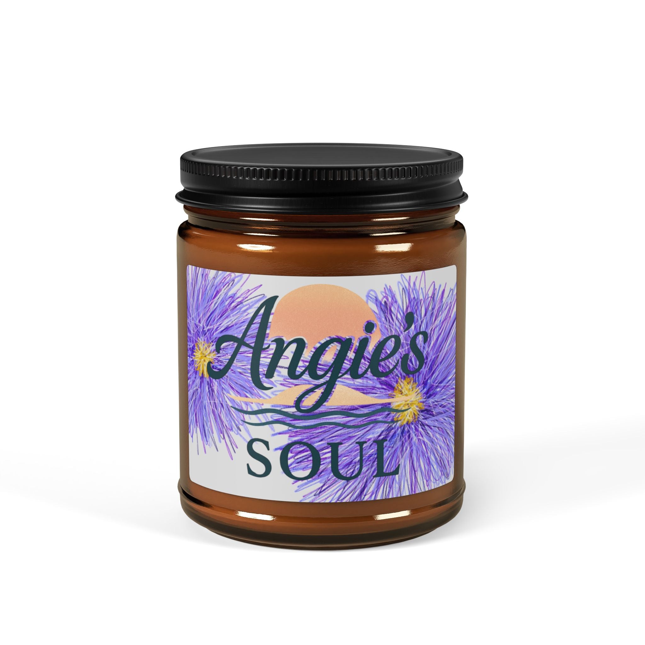 Angie's Soul Scented Soy Candle — Amber Jar (Multi-Size)