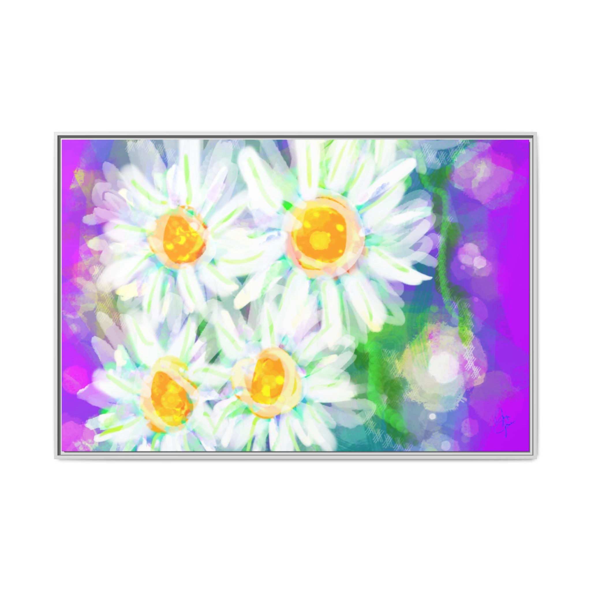 Matte Canvas, Framed (Multi-color)