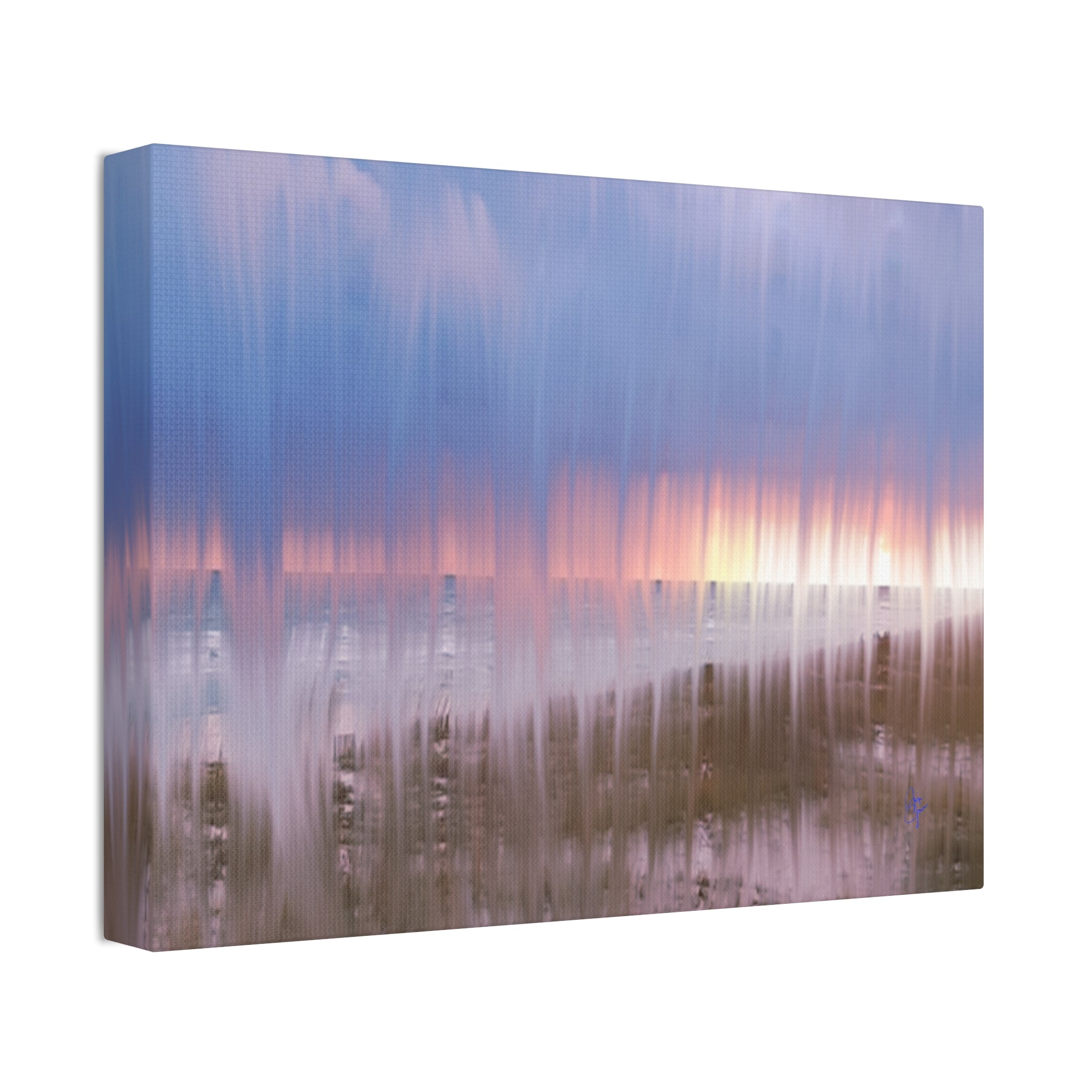 Abstract Sunset Canvas Print — Stretched 1.5"